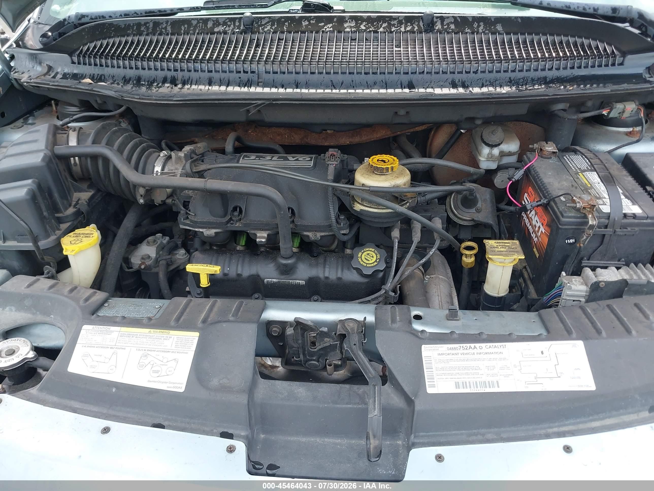 2003 Chrysler Voyager Lx Синий vin: 1C4GJ45353B197357