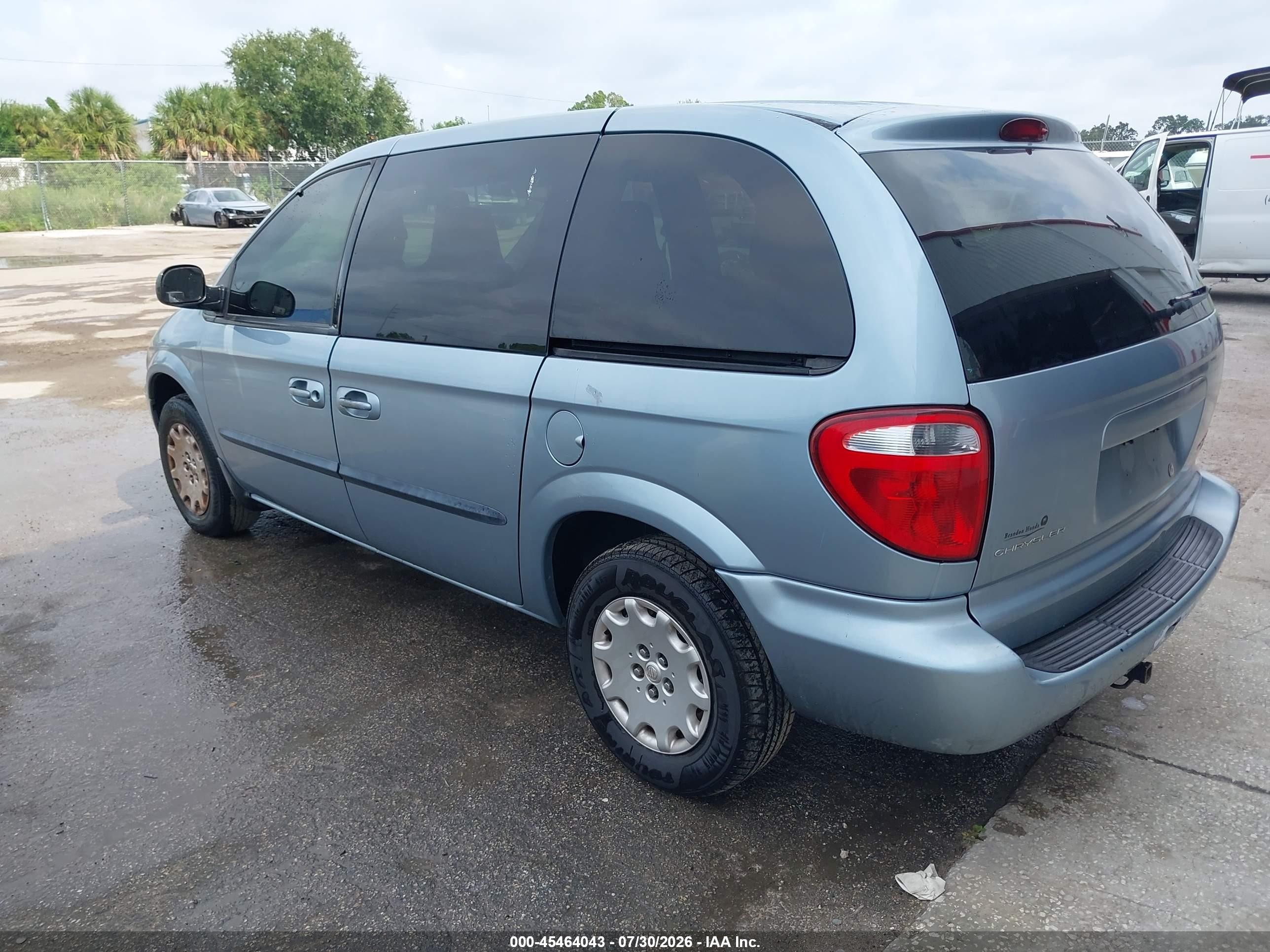 2003 Chrysler Voyager Lx Синий vin: 1C4GJ45353B197357