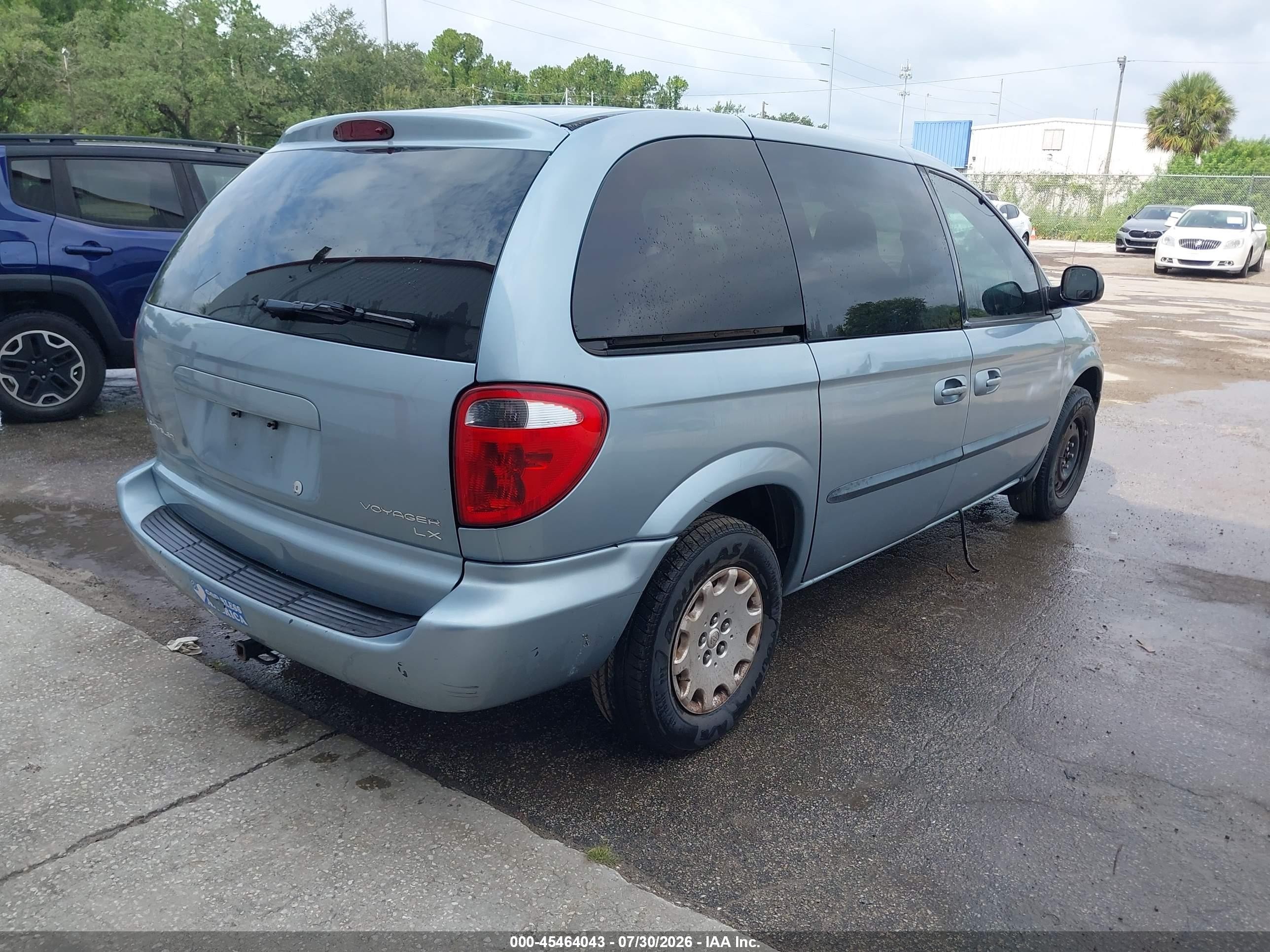 2003 Chrysler Voyager Lx Синий vin: 1C4GJ45353B197357