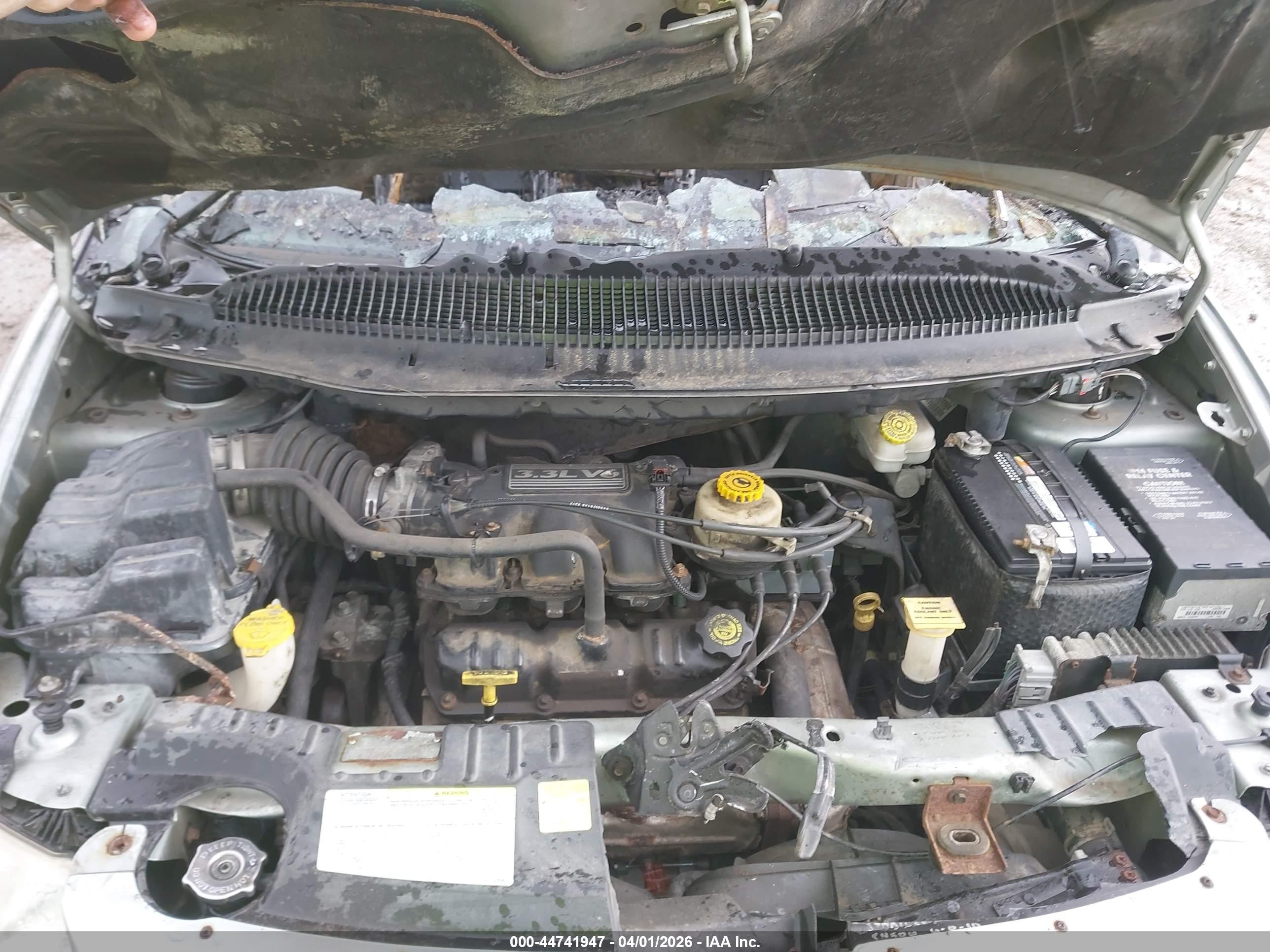 2003 Chrysler Voyager Lx Gray vin: 1C4GJ453X3B123299