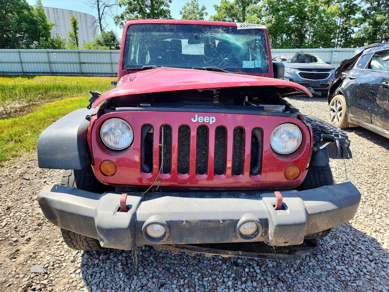 2013 Jeep Wrangler Sport Red vin: 1C4GJWAG0DL570515