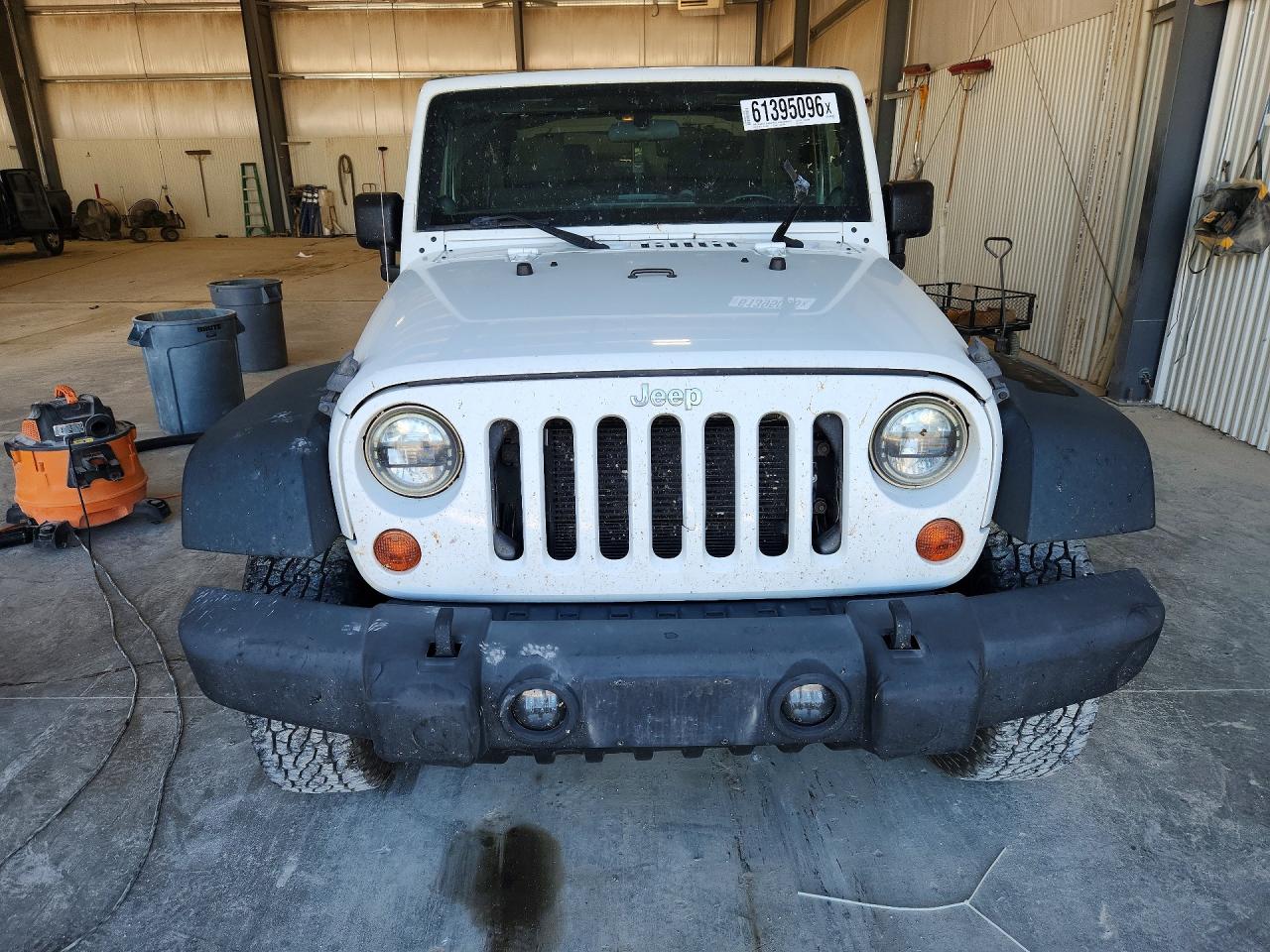 2012 Jeep Wrangler Sport White vin: 1C4GJWAG3CL259210