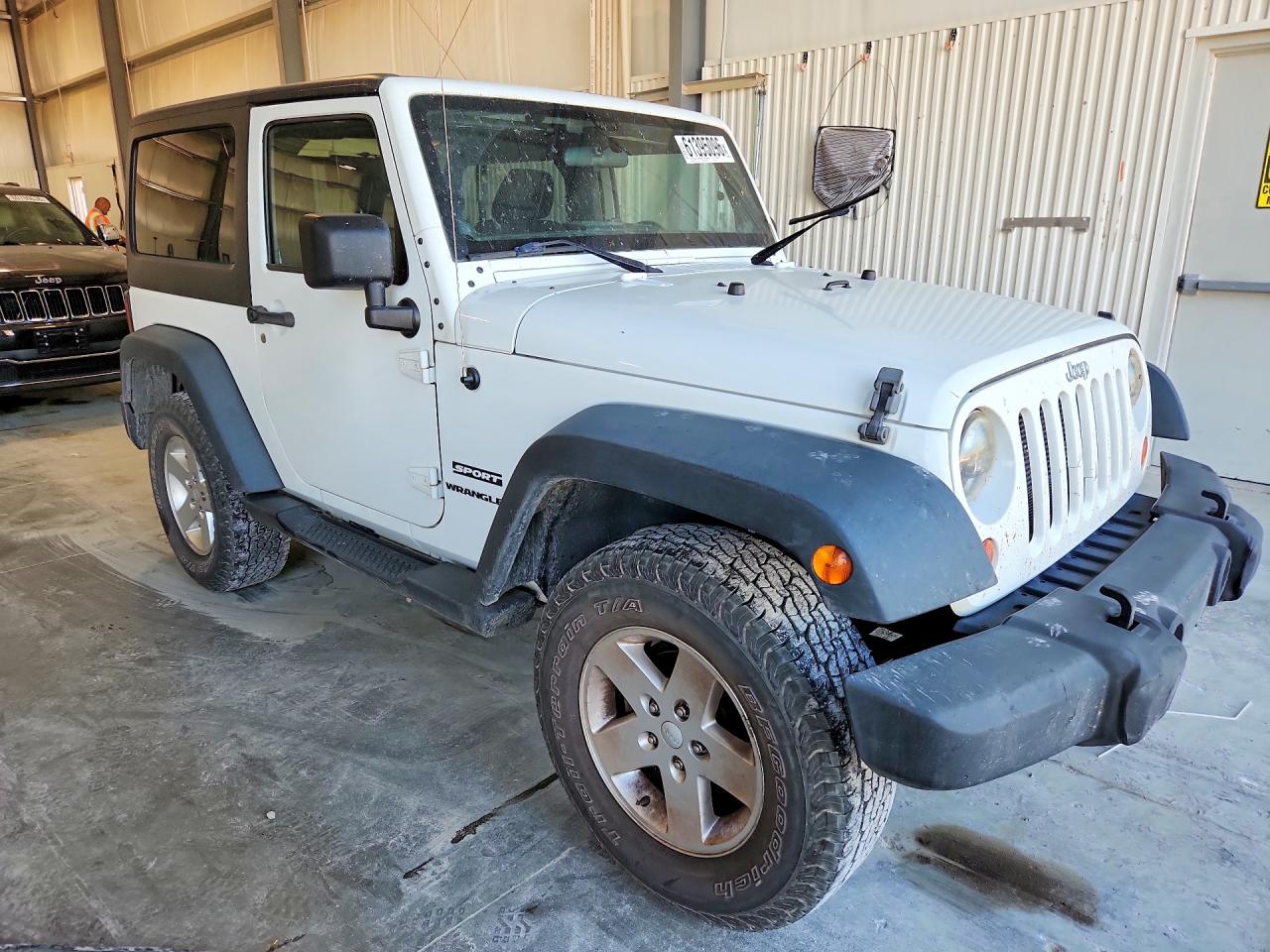 2012 Jeep Wrangler Sport White vin: 1C4GJWAG3CL259210