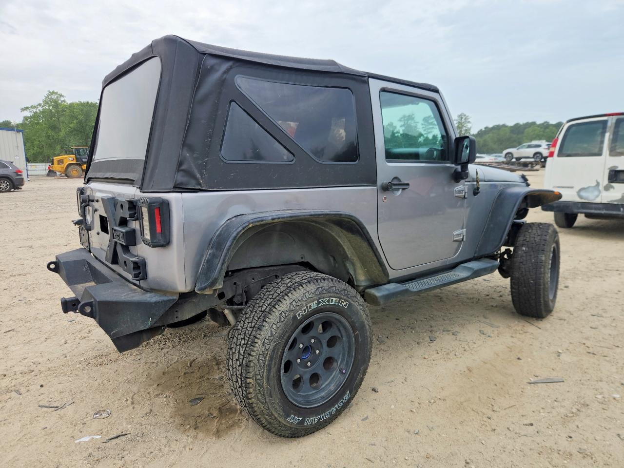 2013 Jeep Wrangler Sport Gray vin: 1C4GJWAG5DL681772