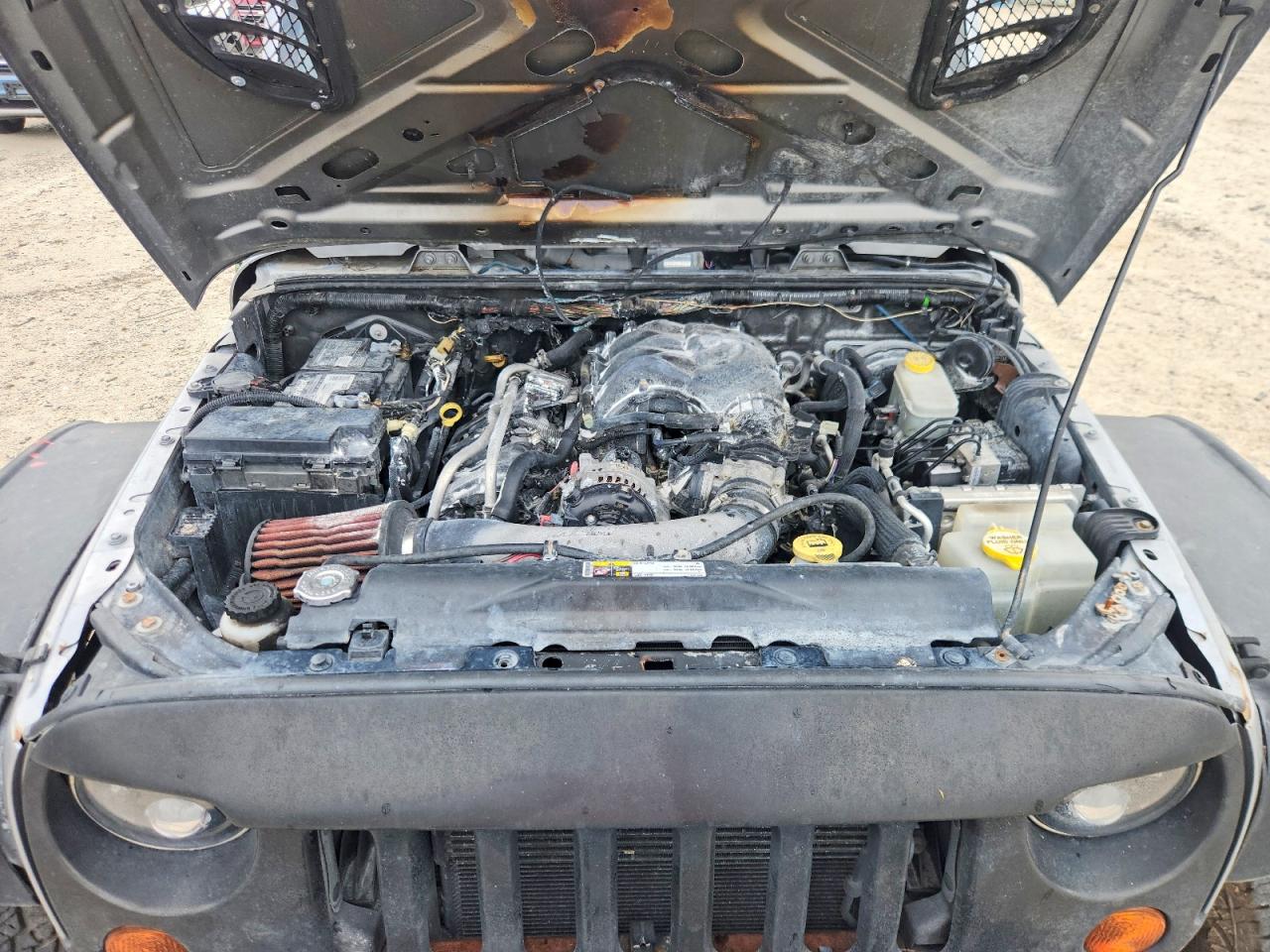 2013 Jeep Wrangler Sport Gray vin: 1C4GJWAG5DL681772