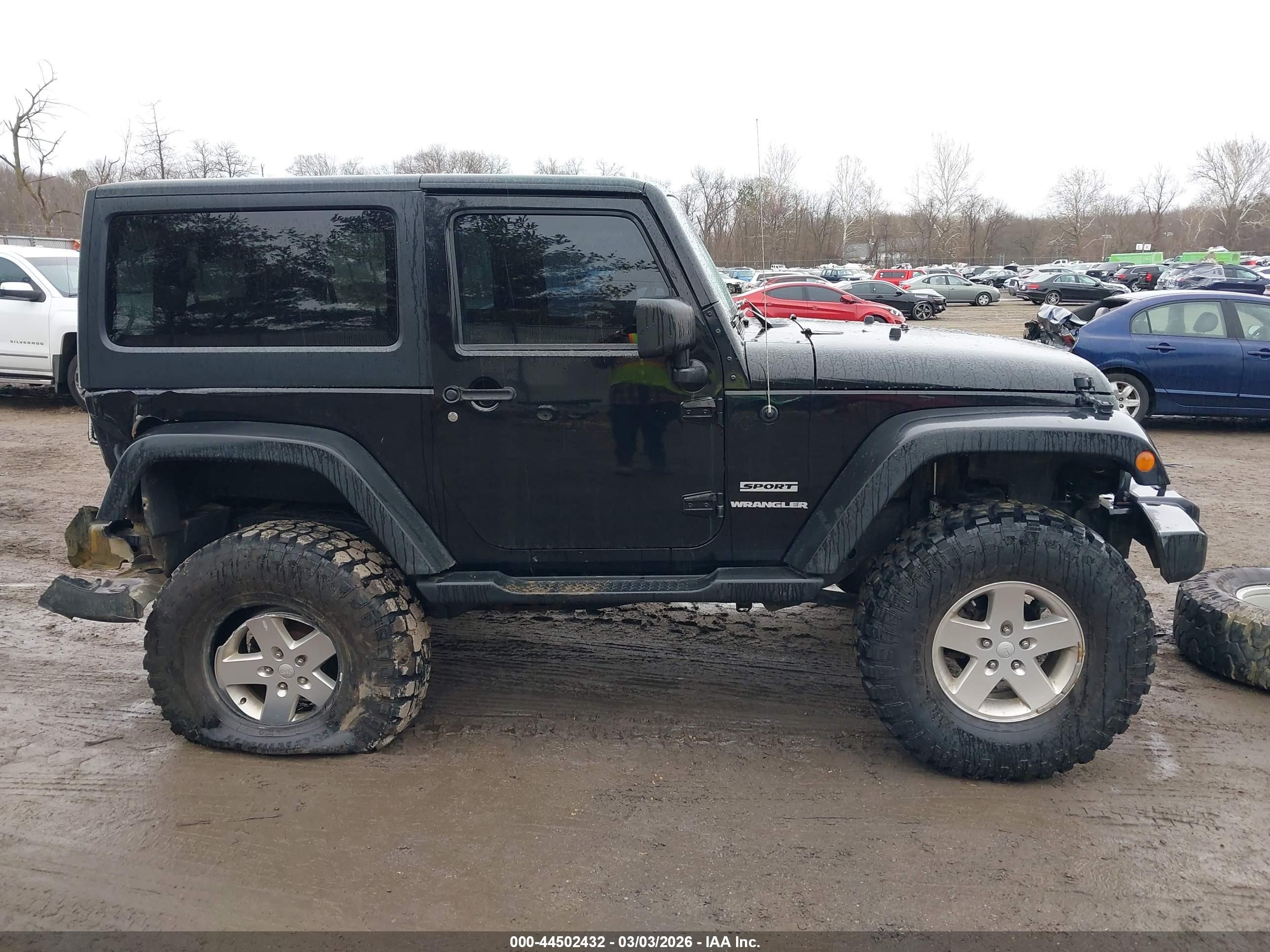 2013 Jeep Wrangler Sport Black vin: 1C4GJWAG7DL623971