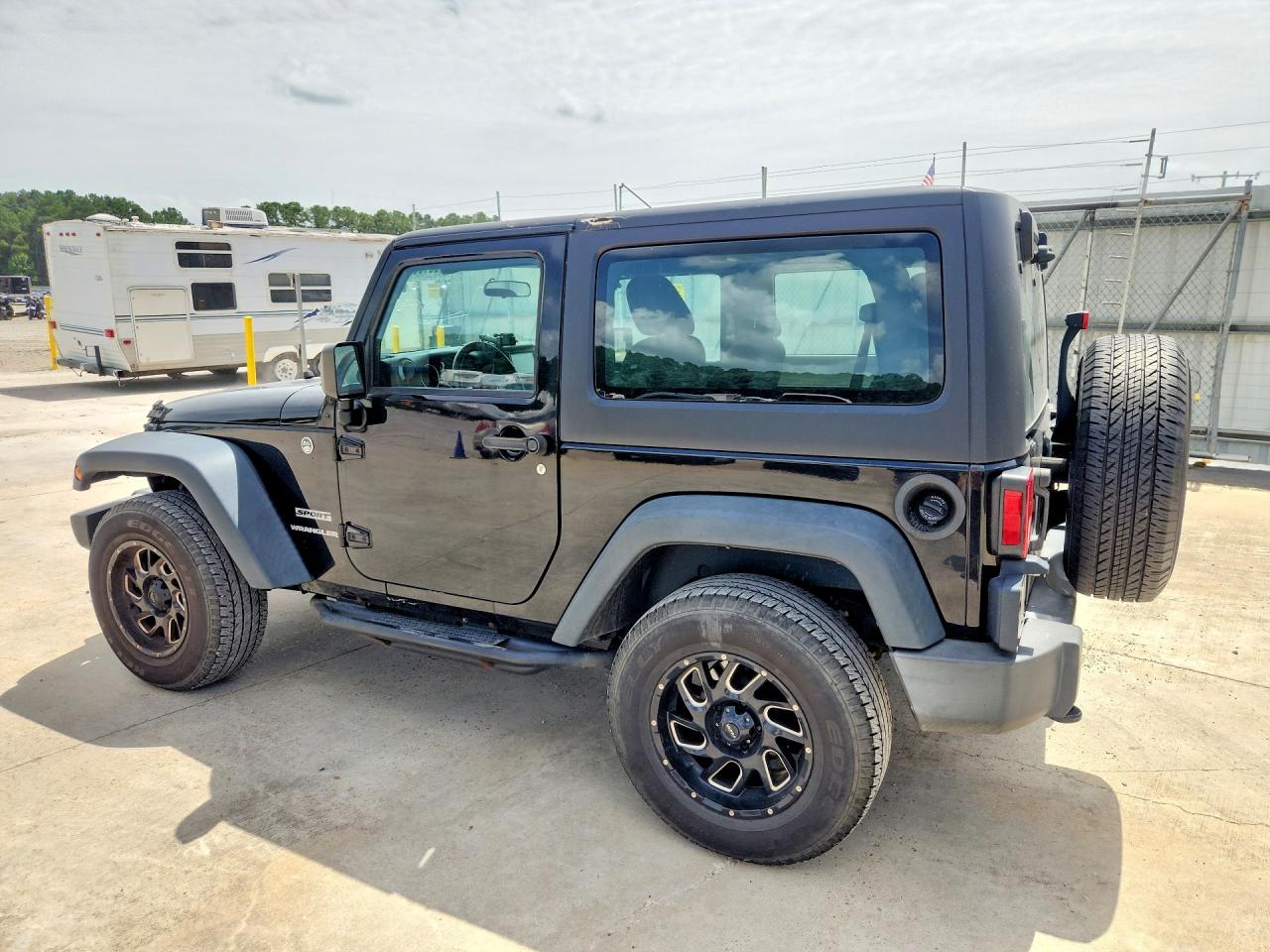 2015 Jeep Wrangler Sport Black vin: 1C4GJWAG9FL774894