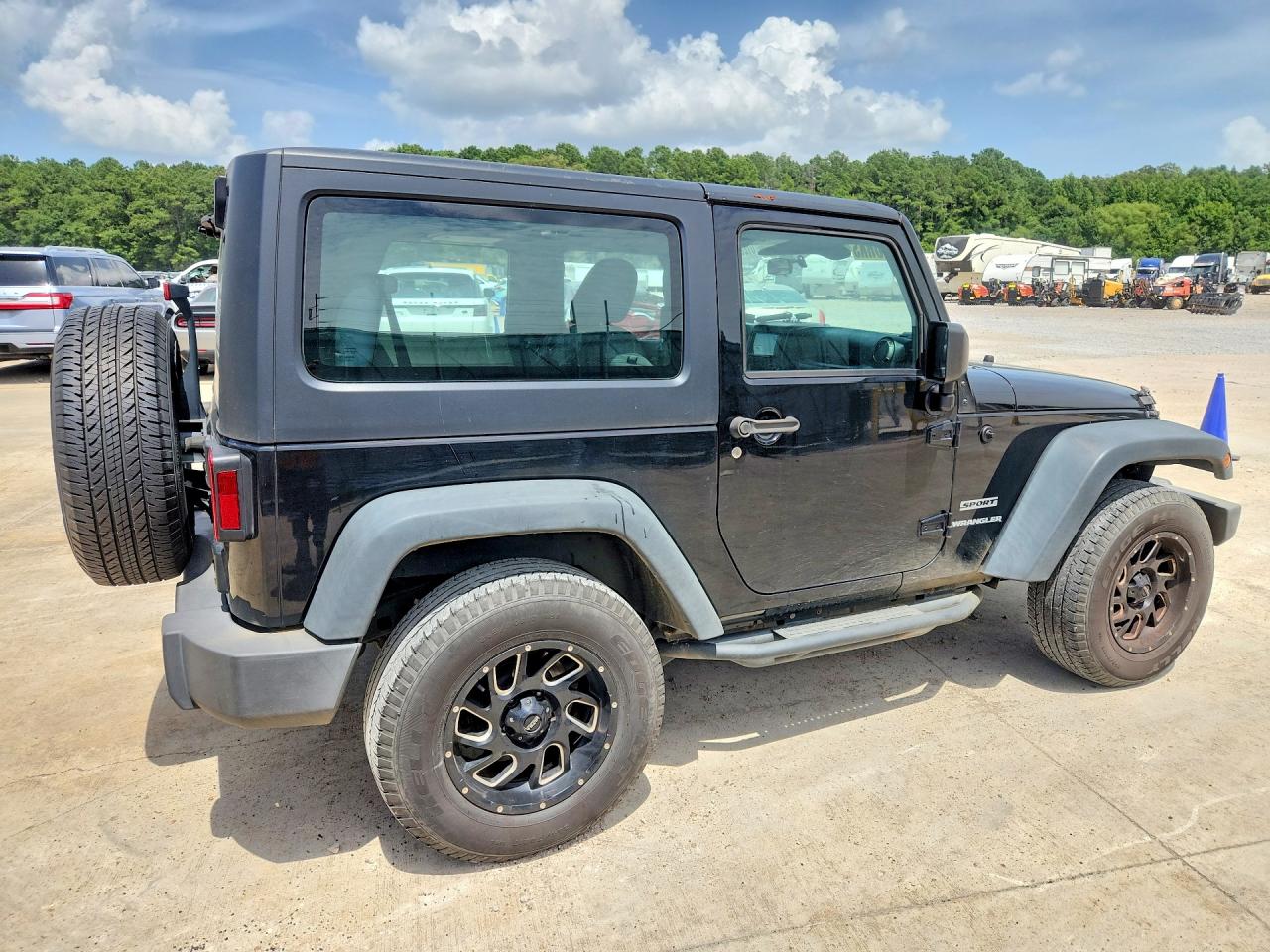 2015 Jeep Wrangler Sport Black vin: 1C4GJWAG9FL774894