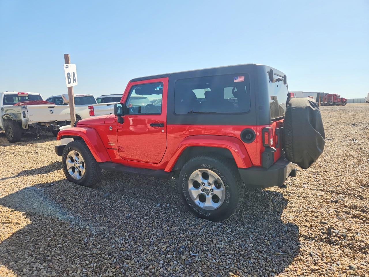 2013 Jeep Wrangler Sahara Красный vin: 1C4GJWBG0DL551736