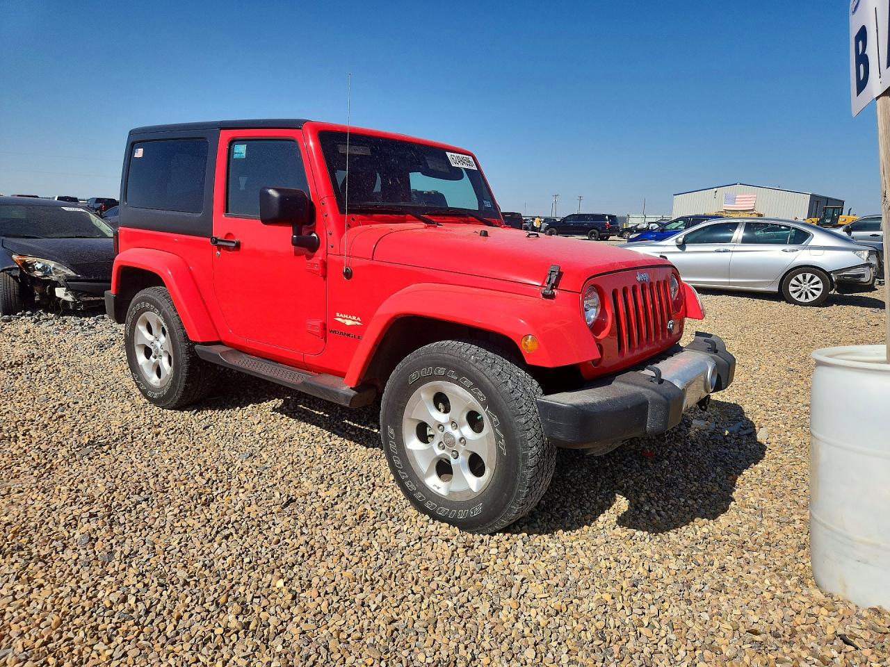 2013 Jeep Wrangler Sahara Красный vin: 1C4GJWBG0DL551736