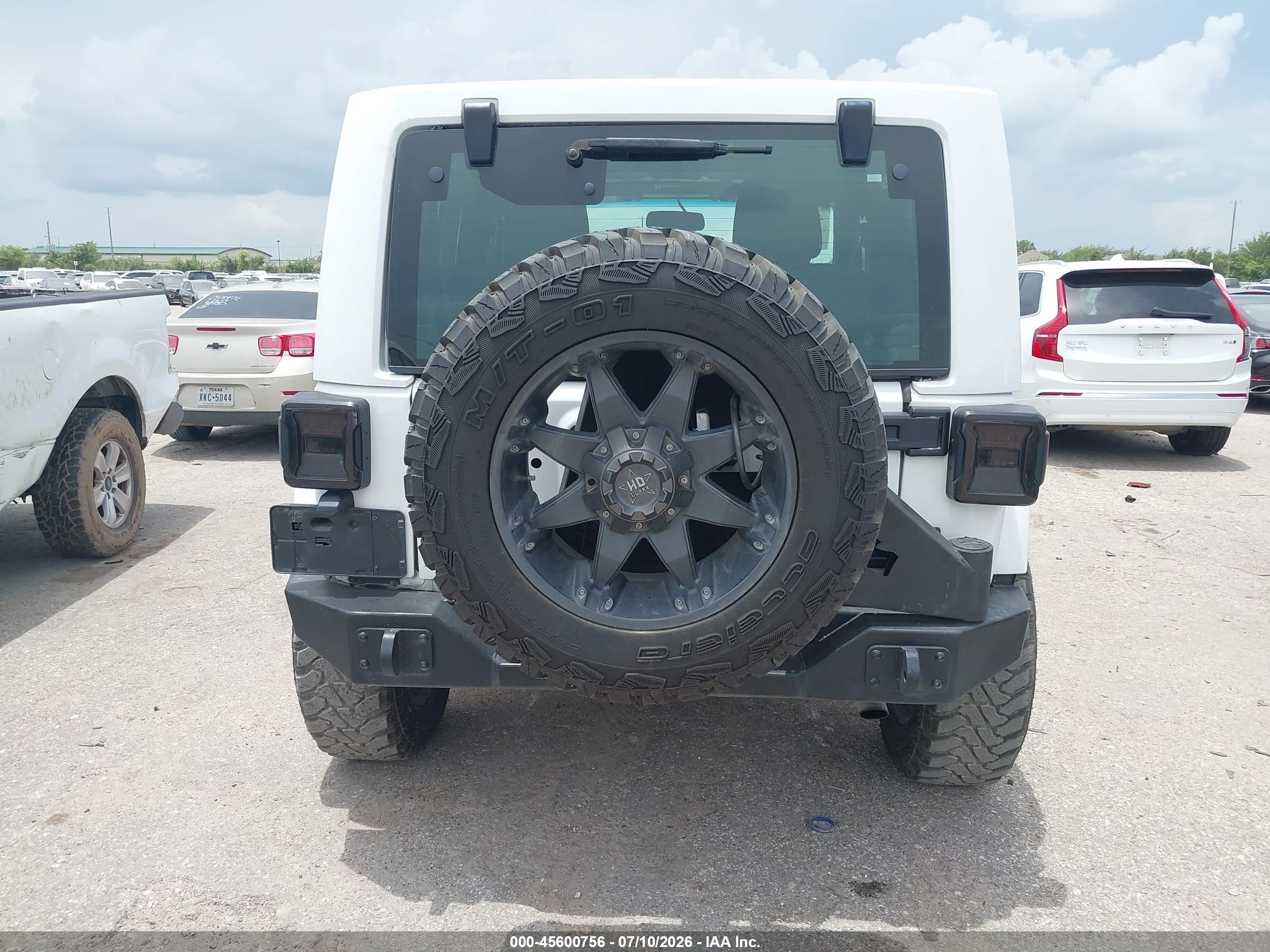 2015 Jeep Wrangler Sahara Белый vin: 1C4GJWBG2FL534794
