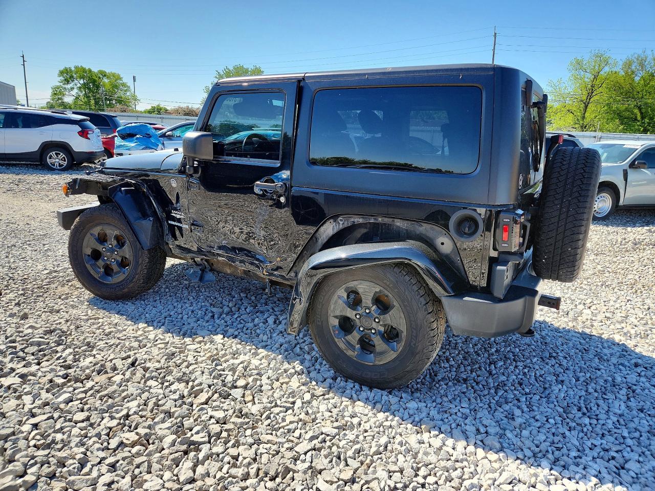 2015 Jeep Wrangler Sahara Black vin: 1C4GJWBG6FL773247
