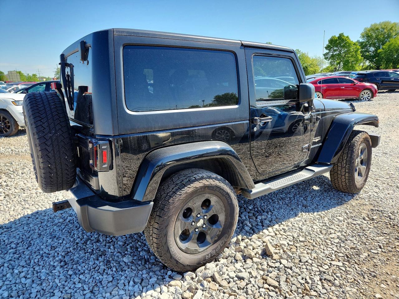 2015 Jeep Wrangler Sahara Black vin: 1C4GJWBG6FL773247