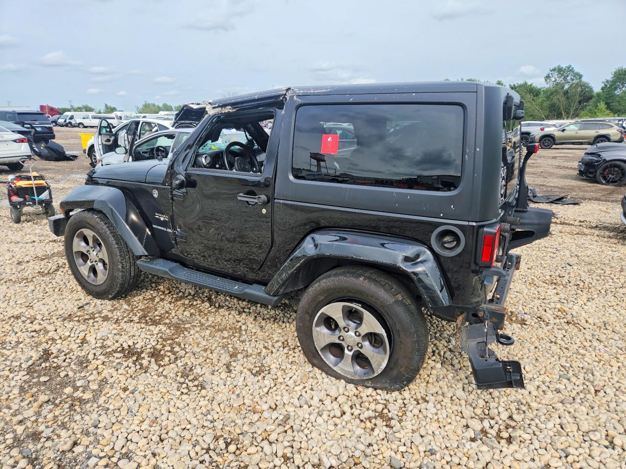 2016 Jeep Wrangler Sahara Black vin: 1C4GJWBG7GL109959