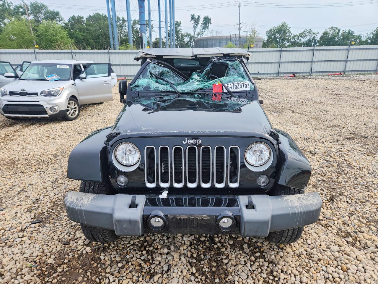 2016 Jeep Wrangler Sahara Black vin: 1C4GJWBG7GL109959