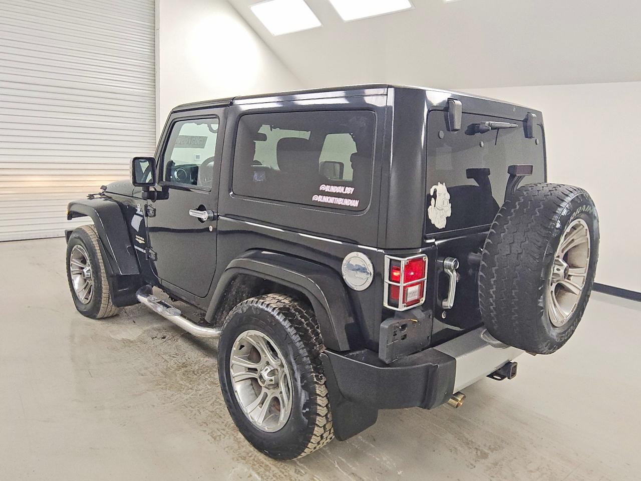 2012 Jeep Wrangler Sahara Black vin: 1C4GJWBG8CL169730