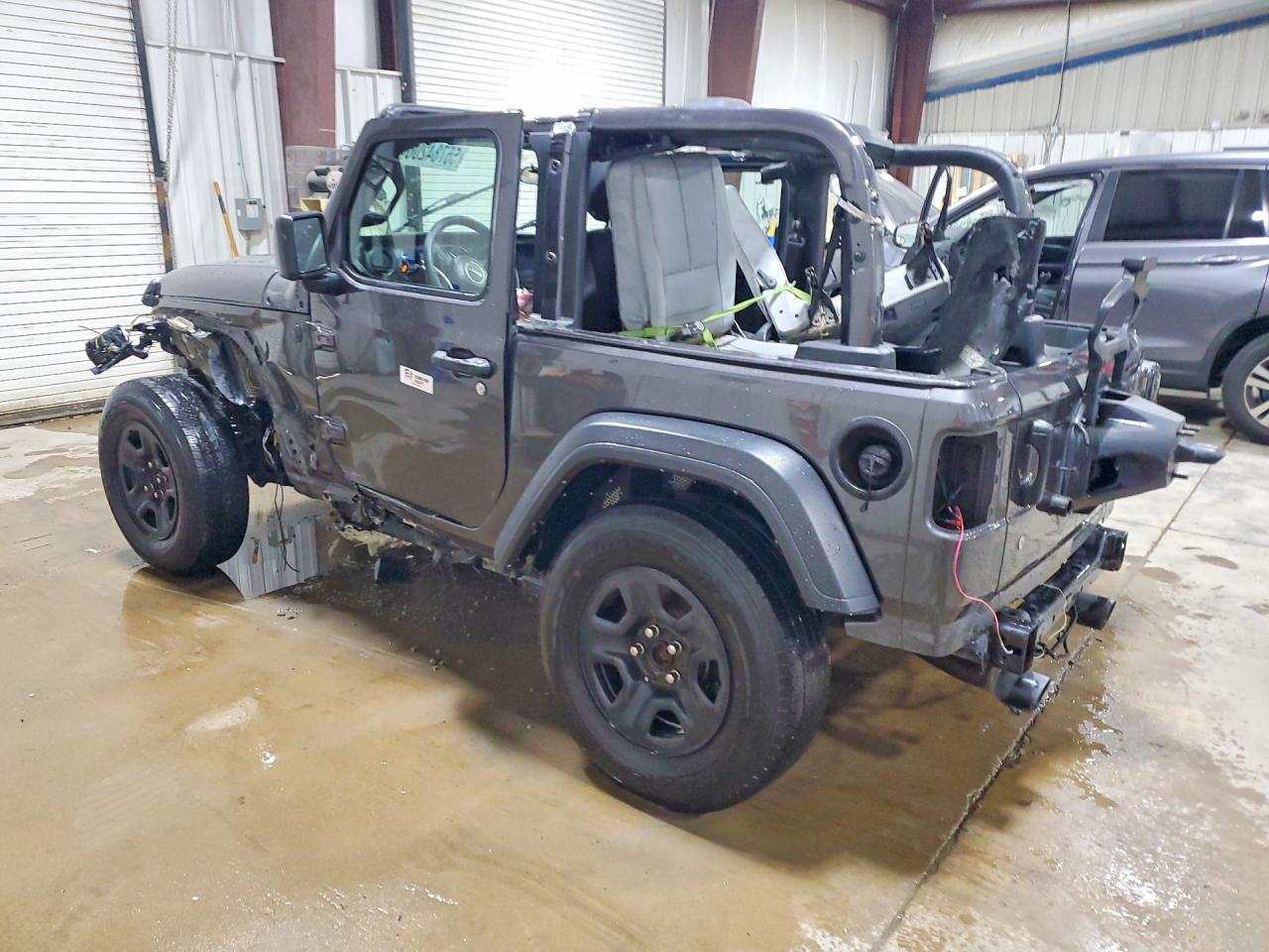 2022 Jeep Wrangler Sport Gray vin: 1C4GJXAG3NW168705
