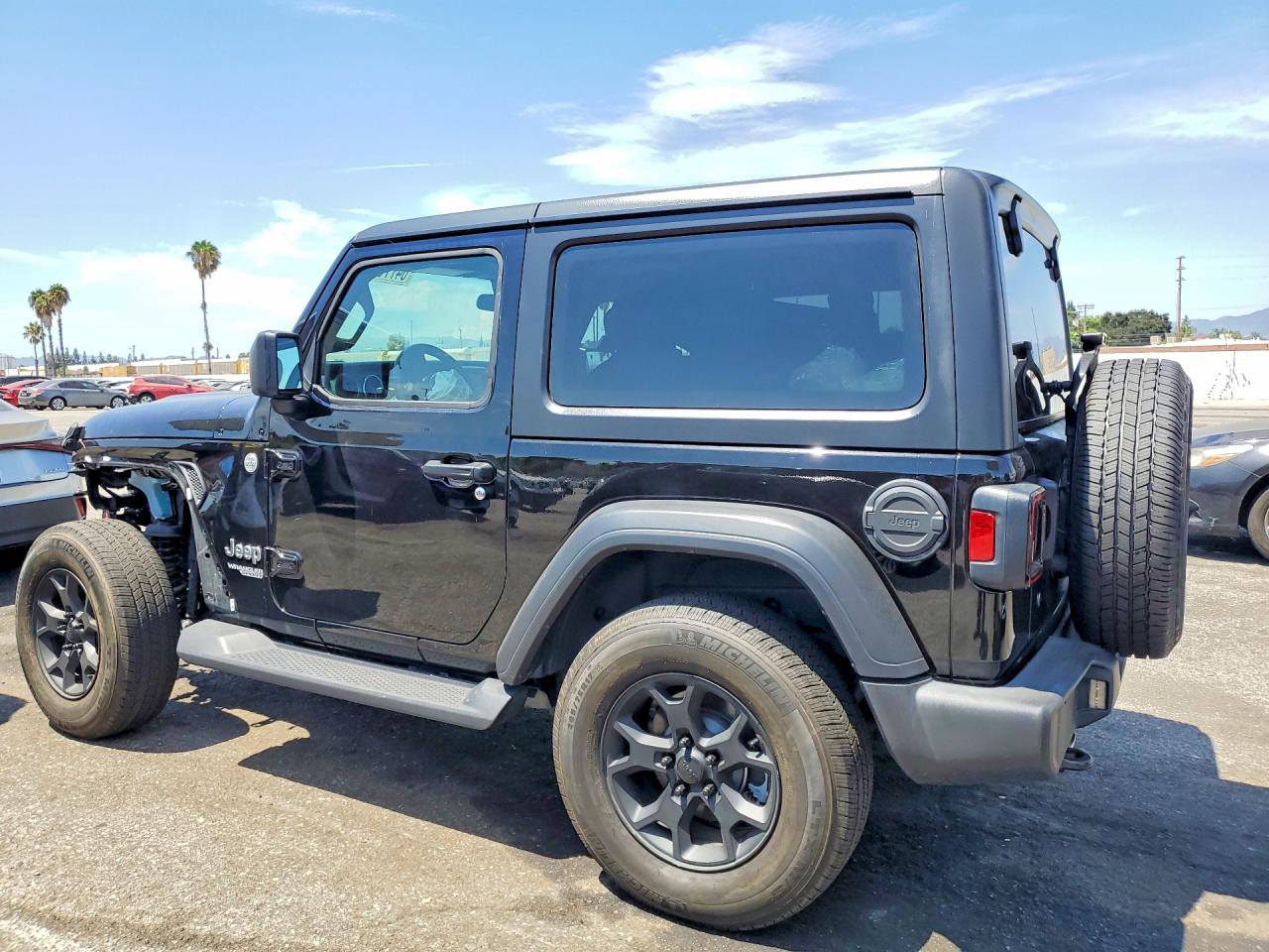 2019 Jeep Wrangler Sport Черный vin: 1C4GJXAGXKW564285