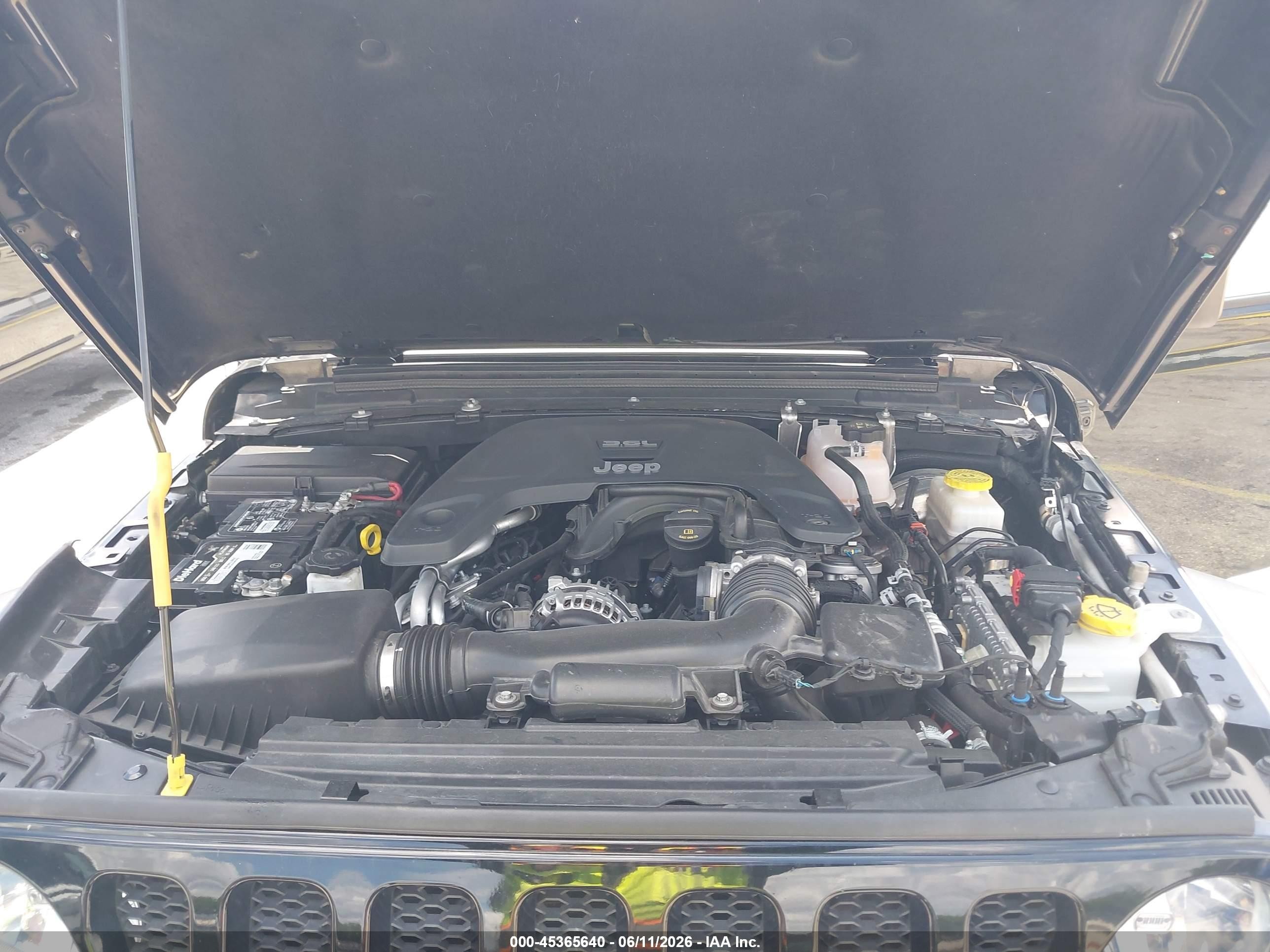 2020 Jeep Wrangler Sport 4x4 Черный vin: 1C4GJXAGXLW162624