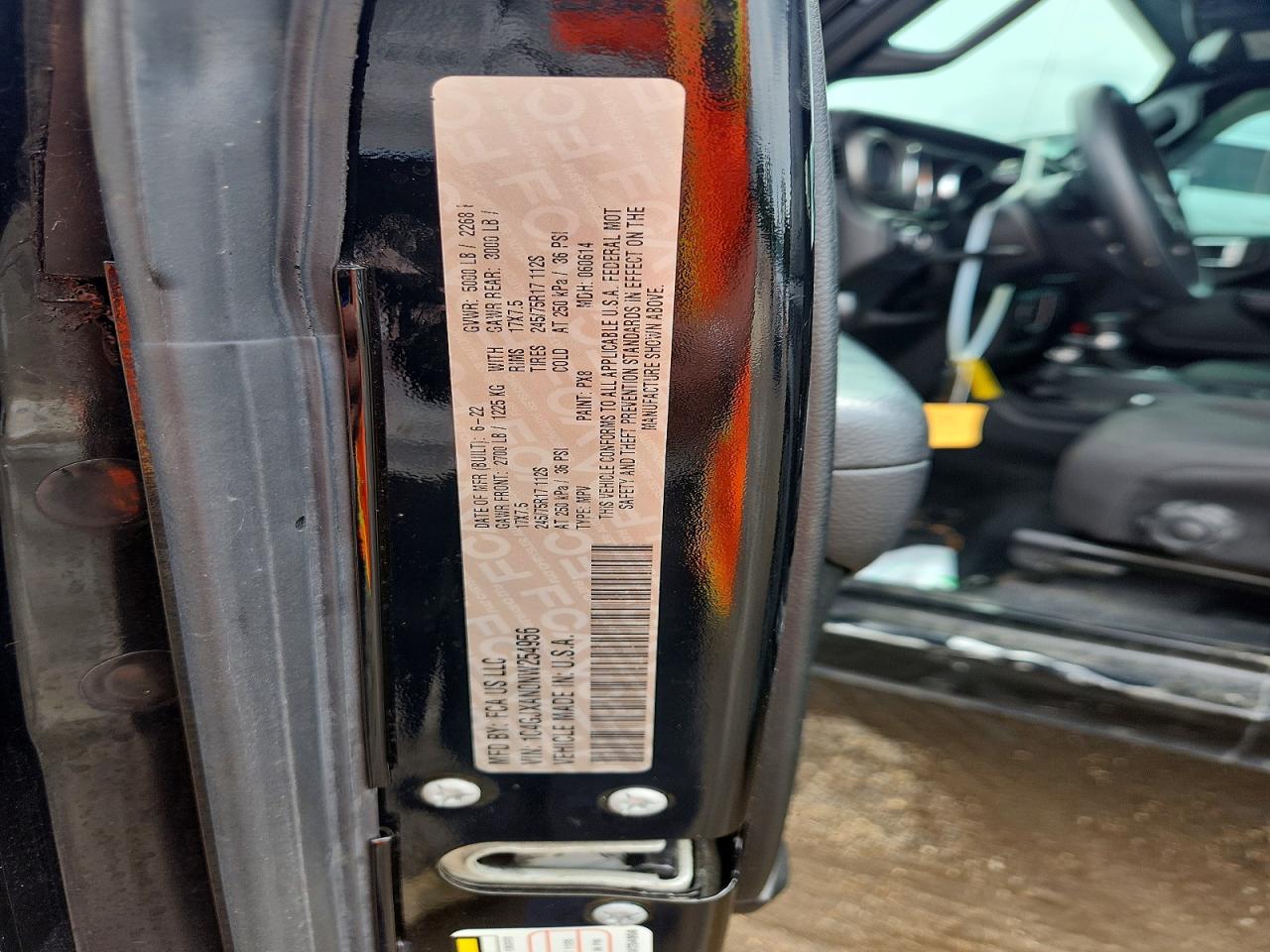 2022 Jeep Wrangler Sport Black vin: 1C4GJXAN0NW254956
