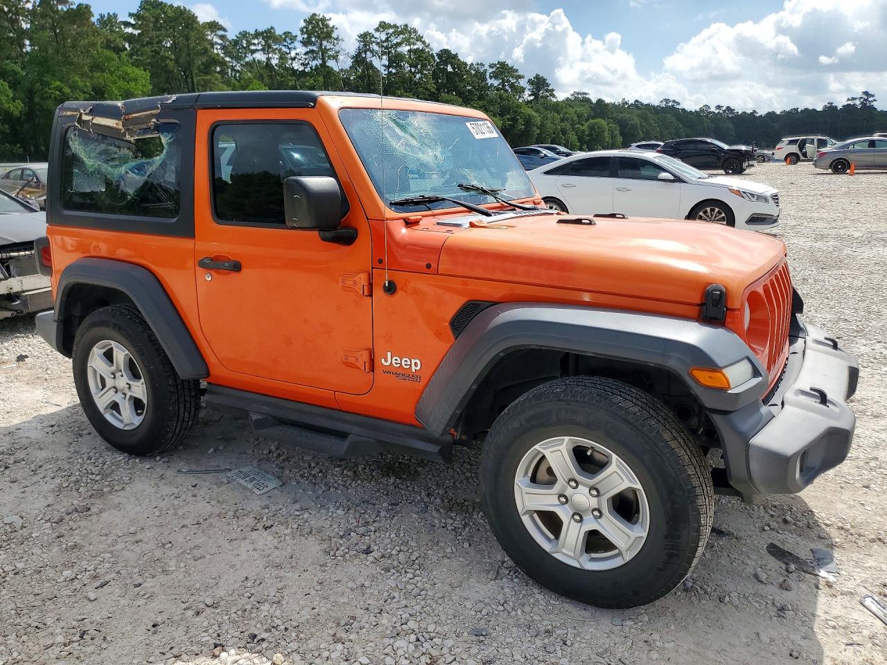 2018 Jeep Wrangler Sport Orange vin: 1C4GJXAN2JW180935