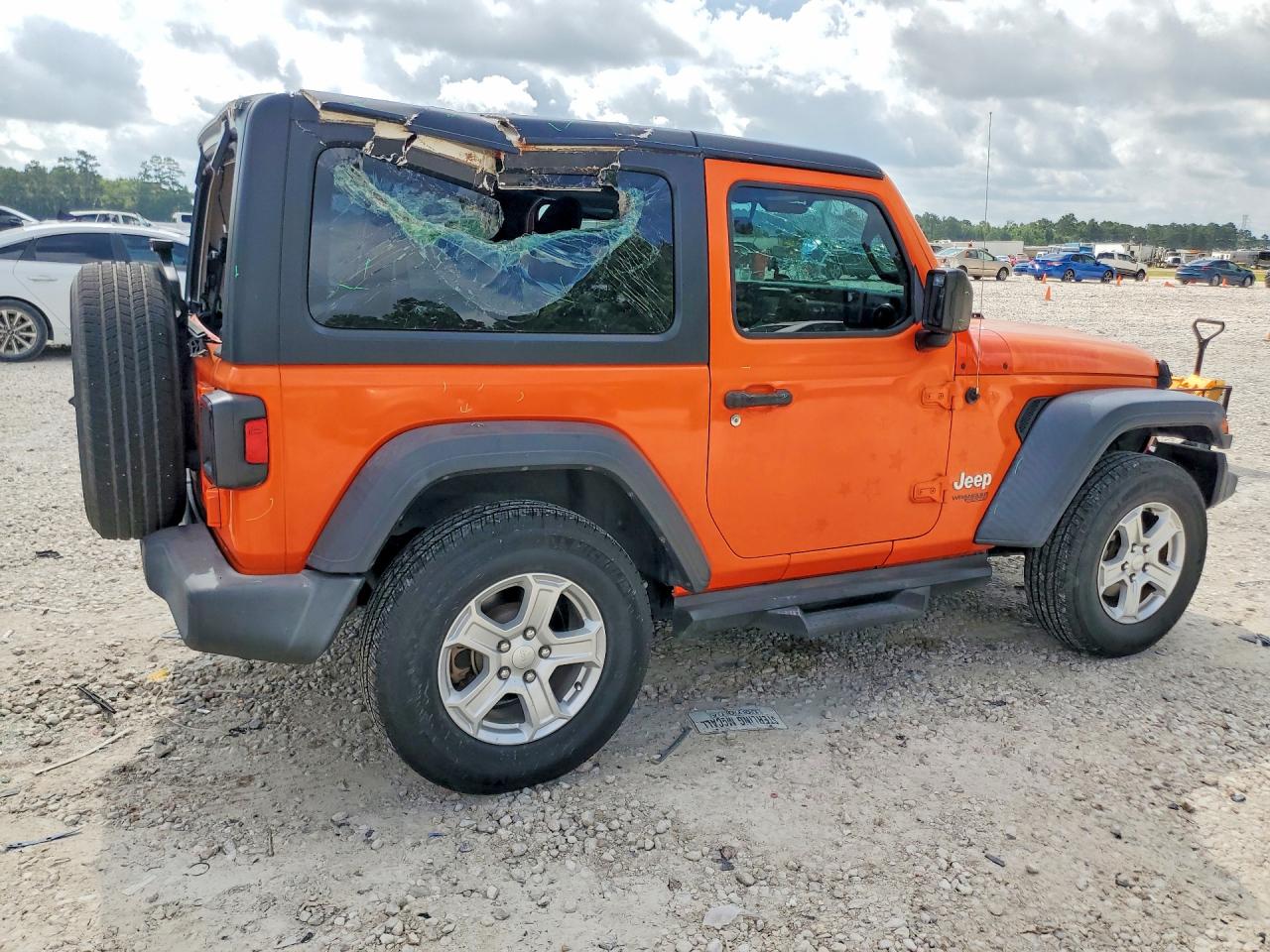 2018 Jeep Wrangler Sport Orange vin: 1C4GJXAN2JW180935
