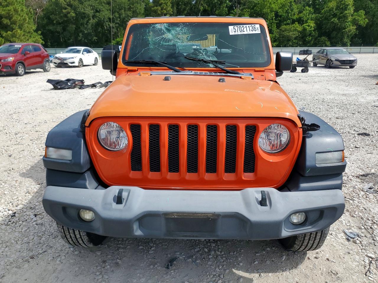 2018 Jeep Wrangler Sport Orange vin: 1C4GJXAN2JW180935