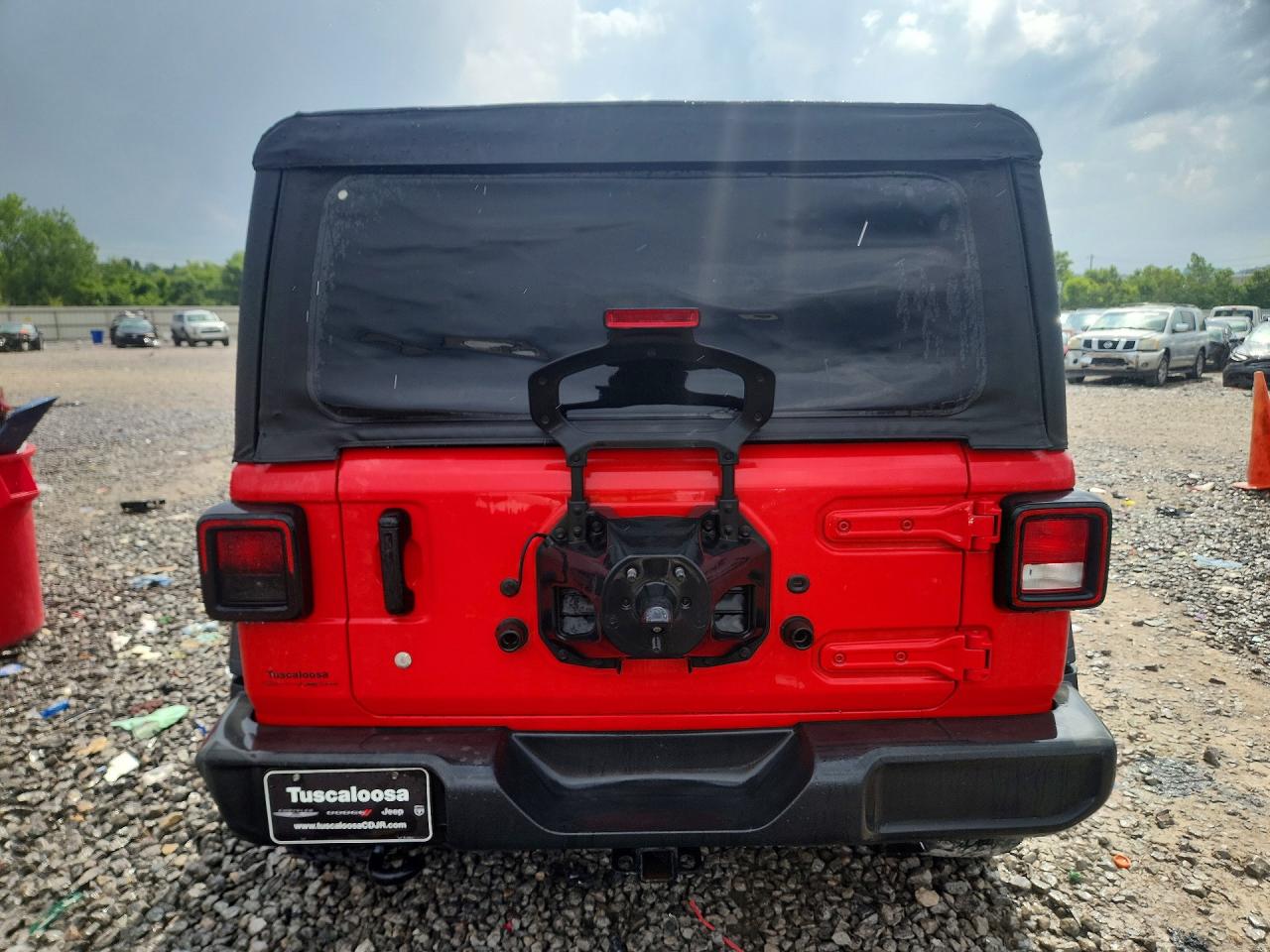 2018 Jeep Wrangler Sport Red vin: 1C4GJXAN2JW222293