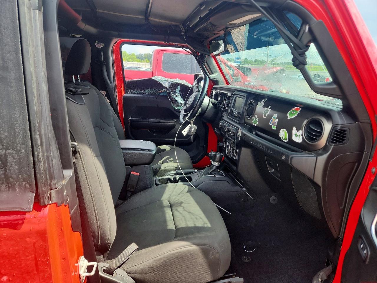 2018 Jeep Wrangler Sport Red vin: 1C4GJXAN2JW222293