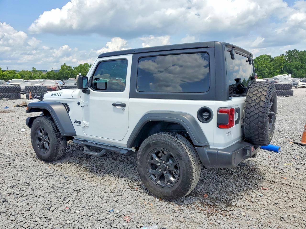 2021 Jeep Wrangler Sport White vin: 1C4GJXAN2MW691453