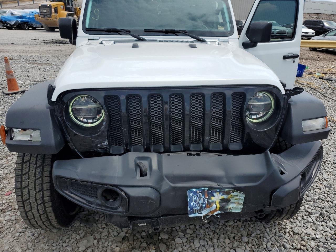 2021 Jeep Wrangler Sport White vin: 1C4GJXAN2MW691453