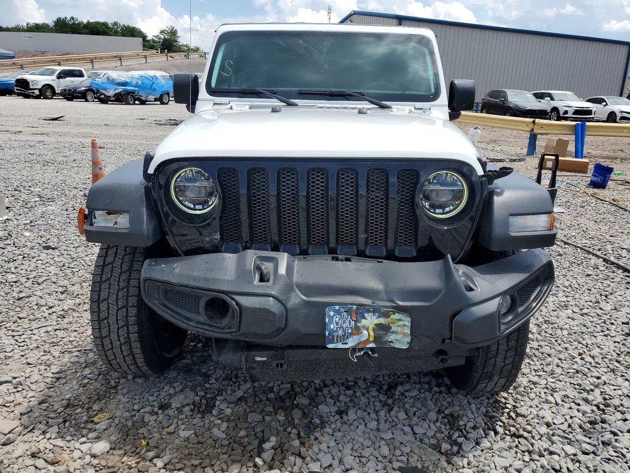 2021 Jeep Wrangler Sport White vin: 1C4GJXAN2MW691453