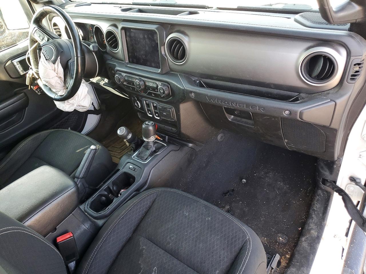 2021 Jeep Wrangler Sport White vin: 1C4GJXAN8MW691263