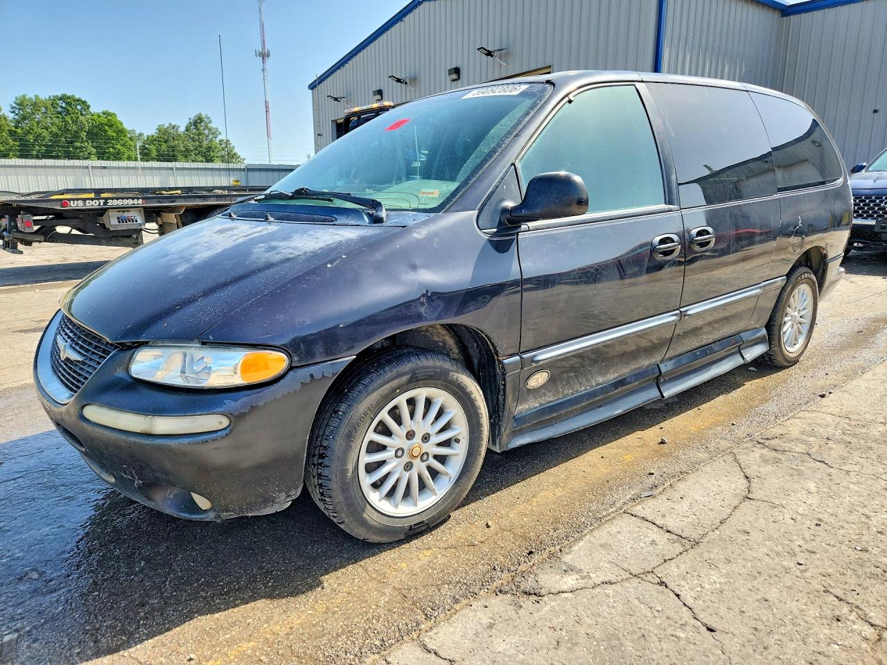 2000 Chrysler Town & Country Lx Black vin: 1C4GP44G4YB655044