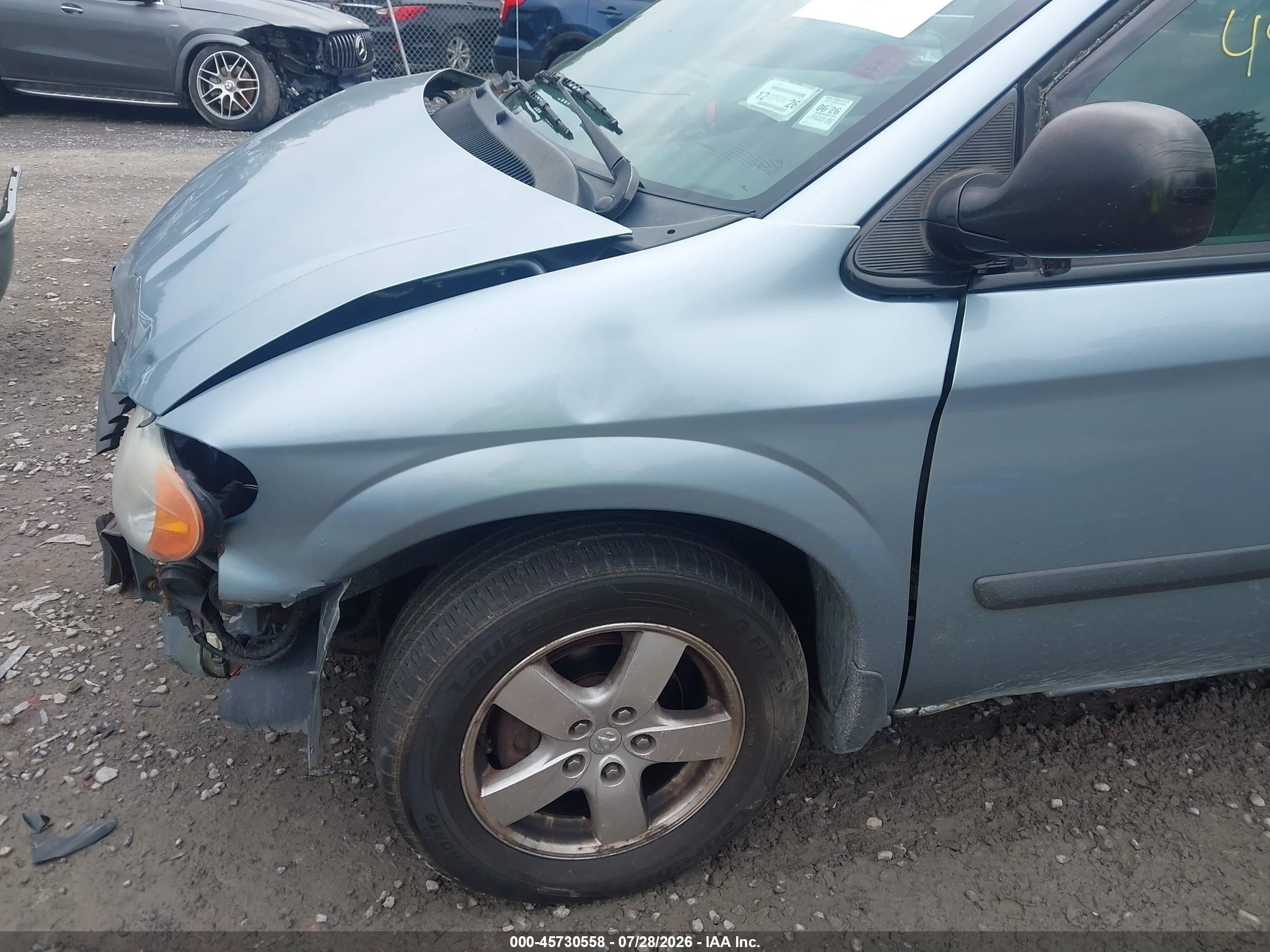 2005 Chrysler Town & Country Blue vin: 1C4GP45R05B282466