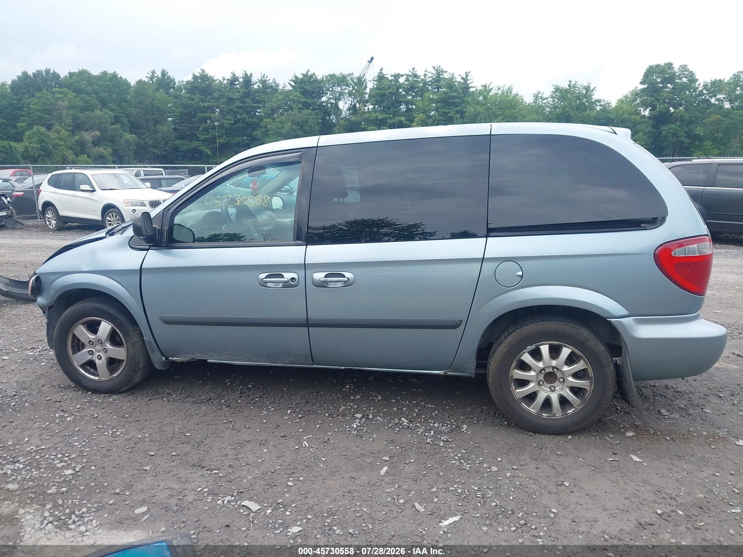 2005 Chrysler Town & Country Blue vin: 1C4GP45R05B282466
