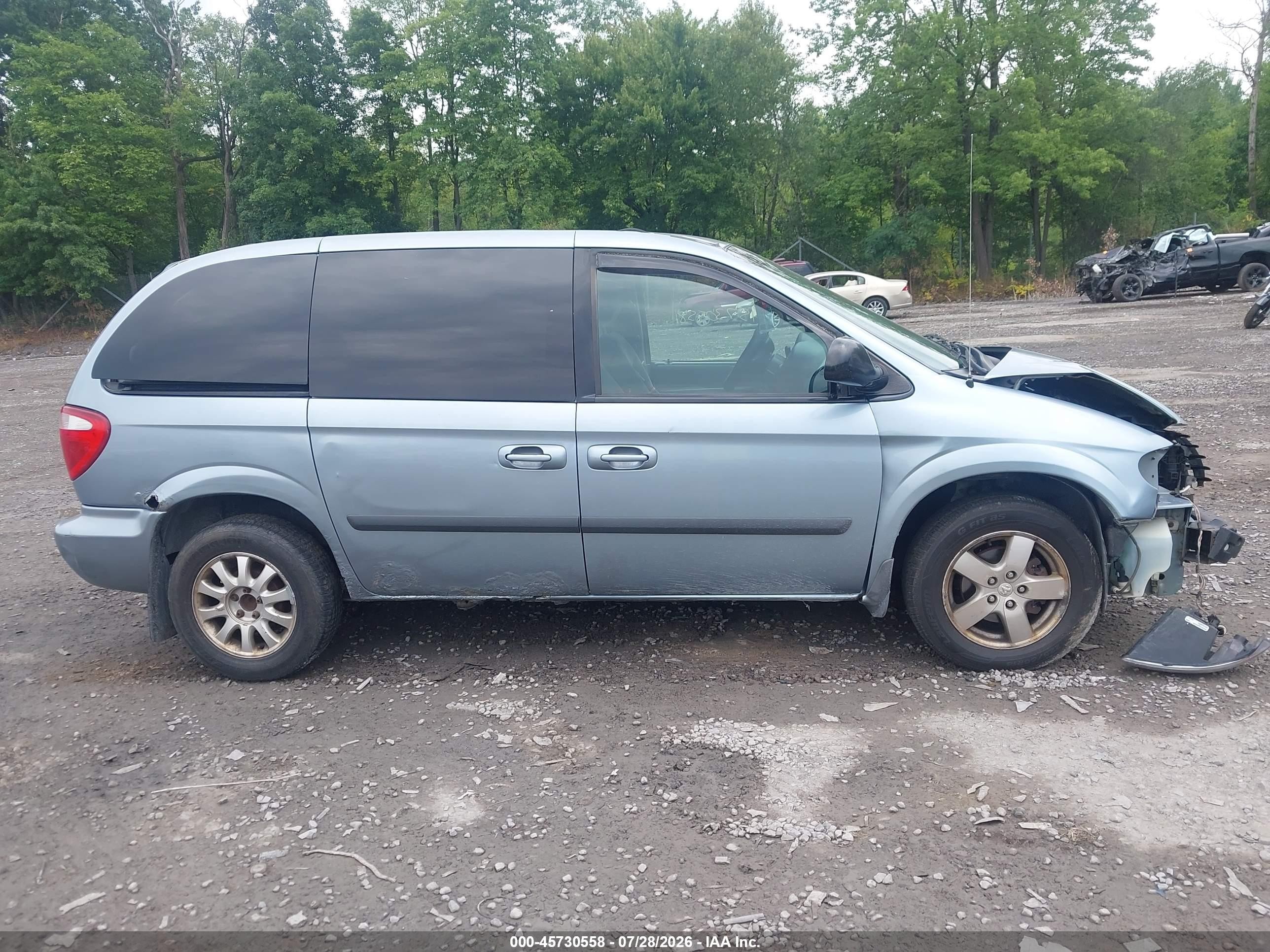 2005 Chrysler Town & Country Blue vin: 1C4GP45R05B282466