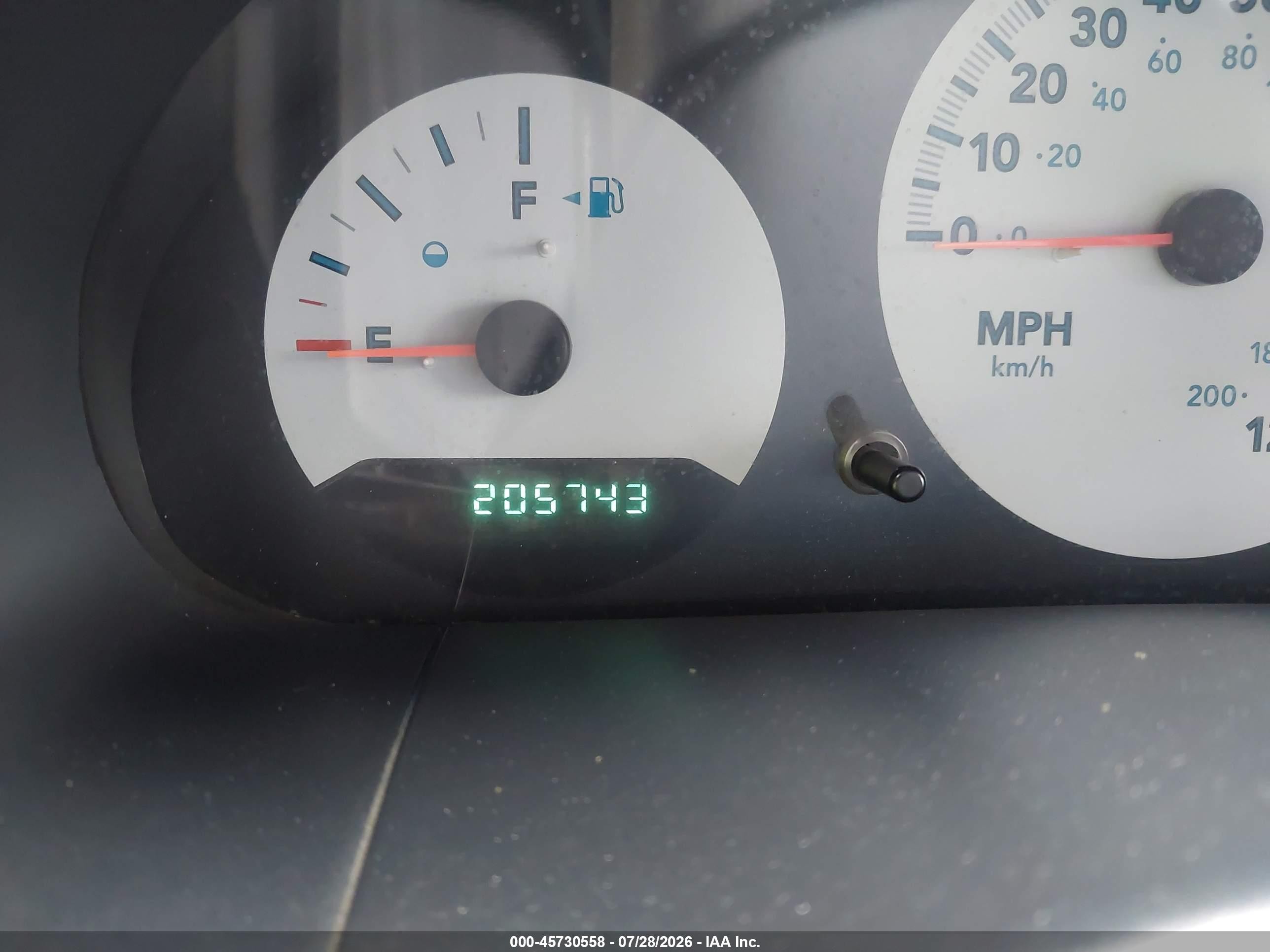 2005 Chrysler Town & Country Blue vin: 1C4GP45R05B282466