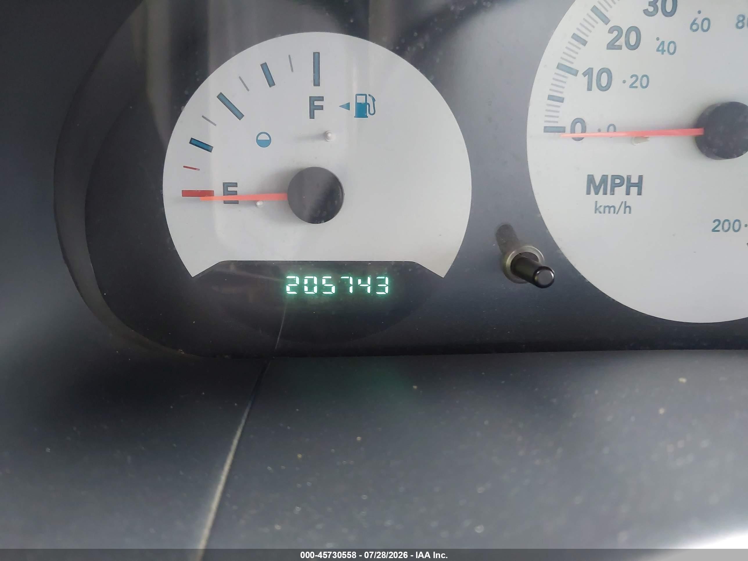 2005 Chrysler Town & Country Blue vin: 1C4GP45R05B282466