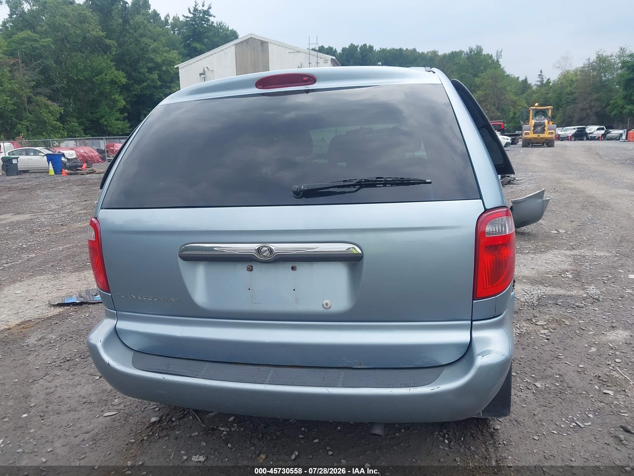 2005 Chrysler Town & Country Blue vin: 1C4GP45R05B282466