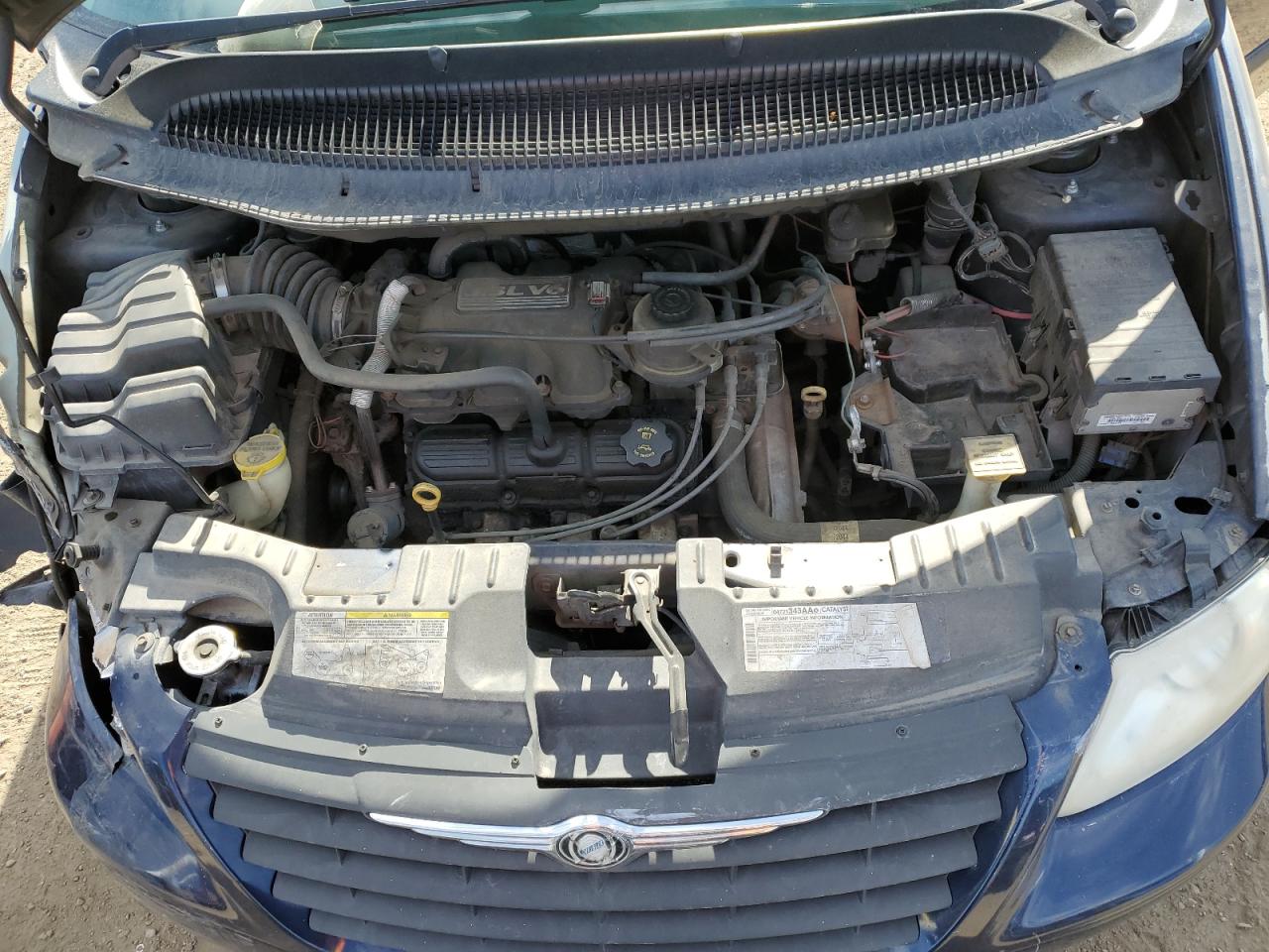 2005 Chrysler Town & Cntry Blue vin: 1C4GP45R35B392895