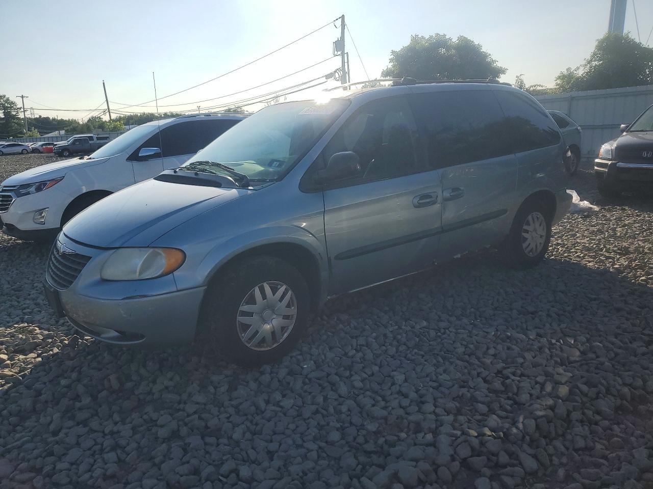 2004 Chrysler Town & Country Синий vin: 1C4GP45RX4B566461