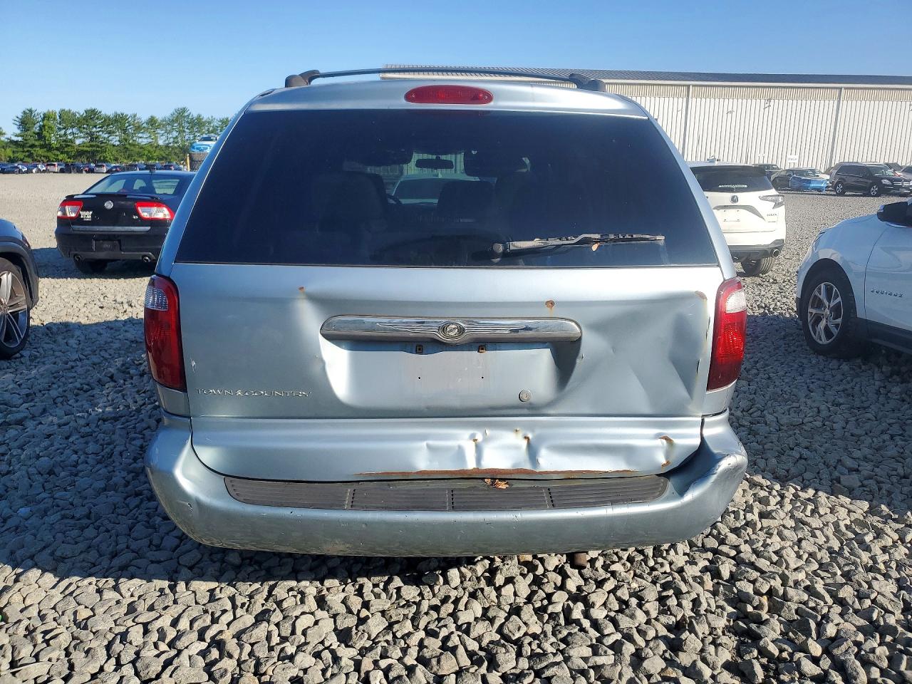 2004 Chrysler Town & Country Синий vin: 1C4GP45RX4B566461