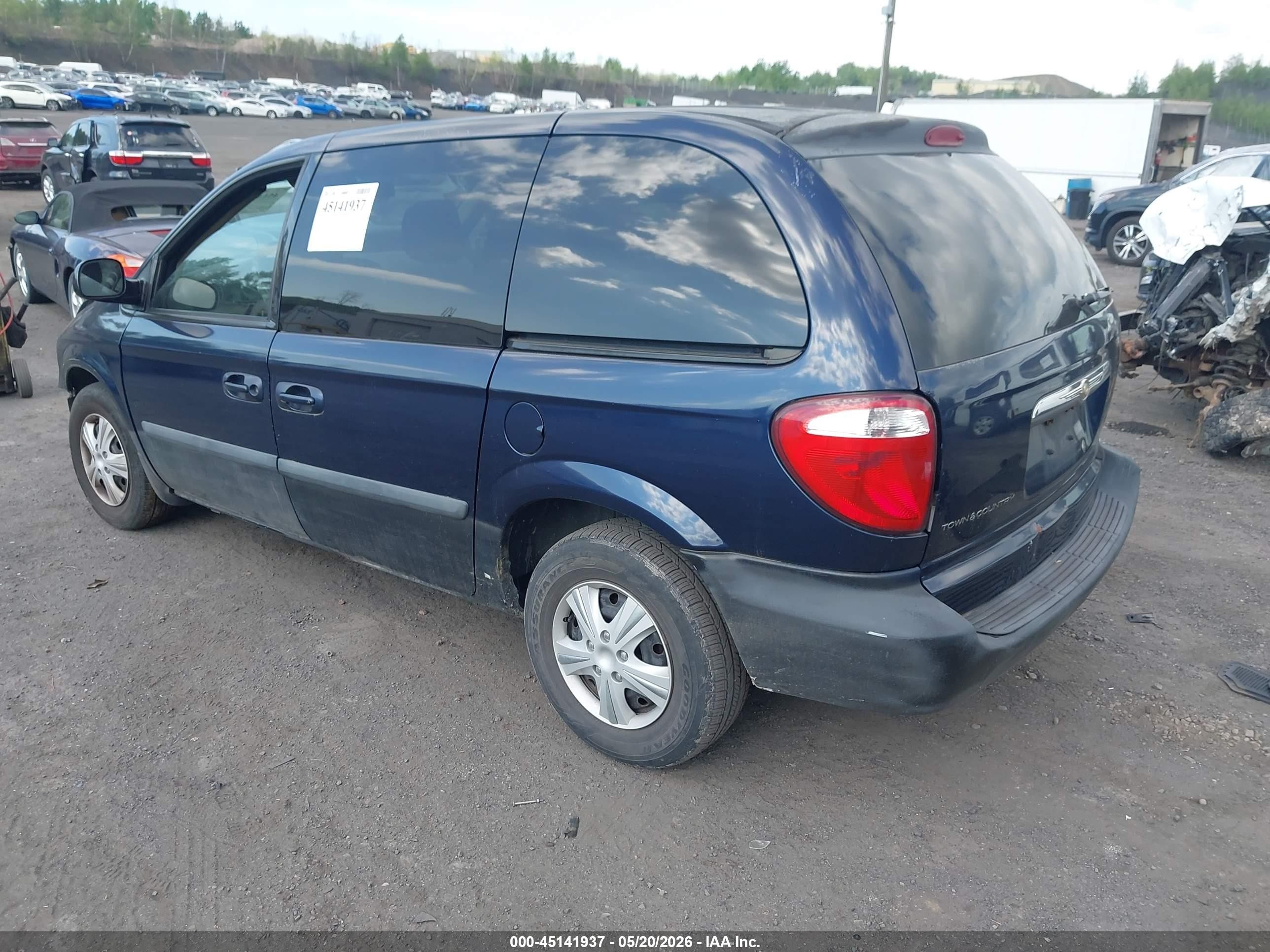2005 Chrysler Town & Country   Blue vin: 1C4GP45RX5B343466