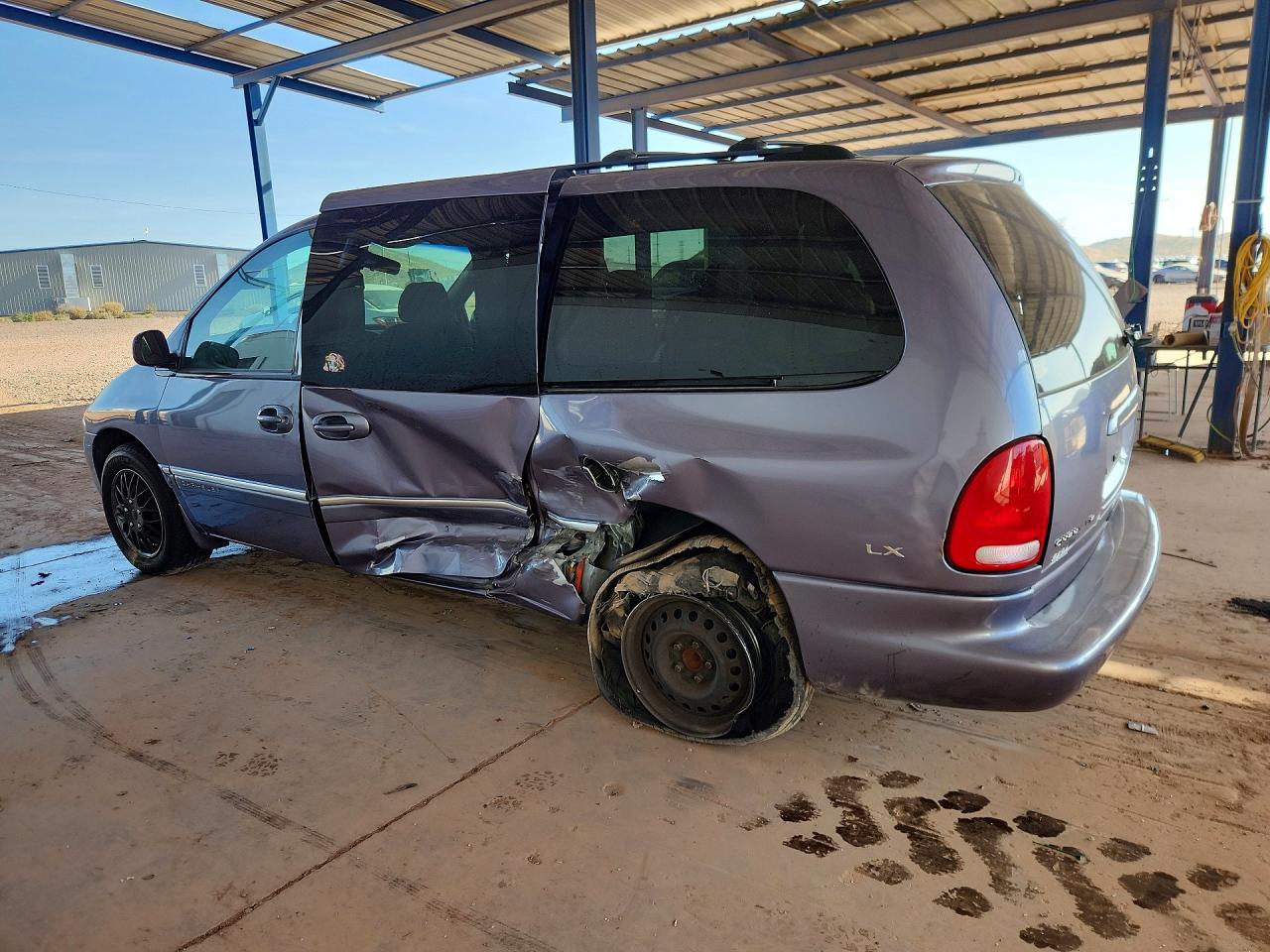 1998 Chrysler Town & Country Lx Gray vin: 1C4GP54G9WB618171