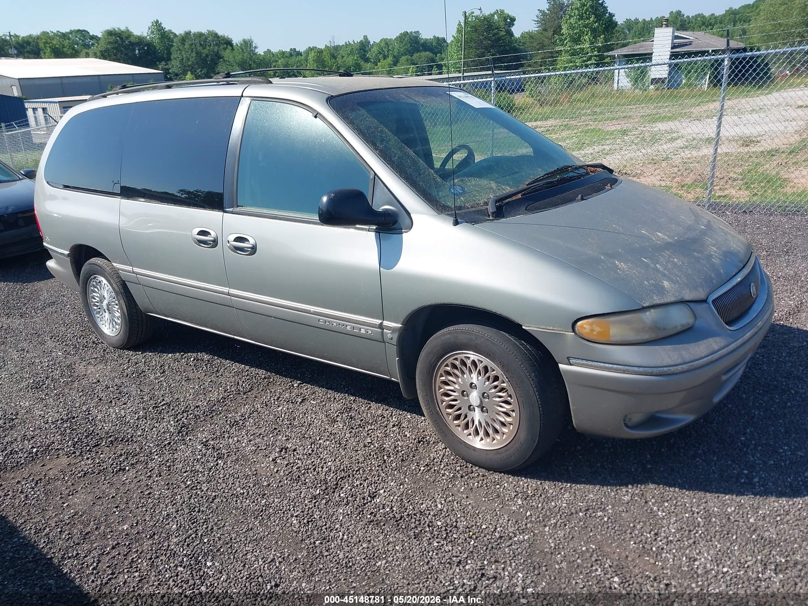 1997 Chrysler Town & Country Lx Gray vin: 1C4GP54L0VB414046