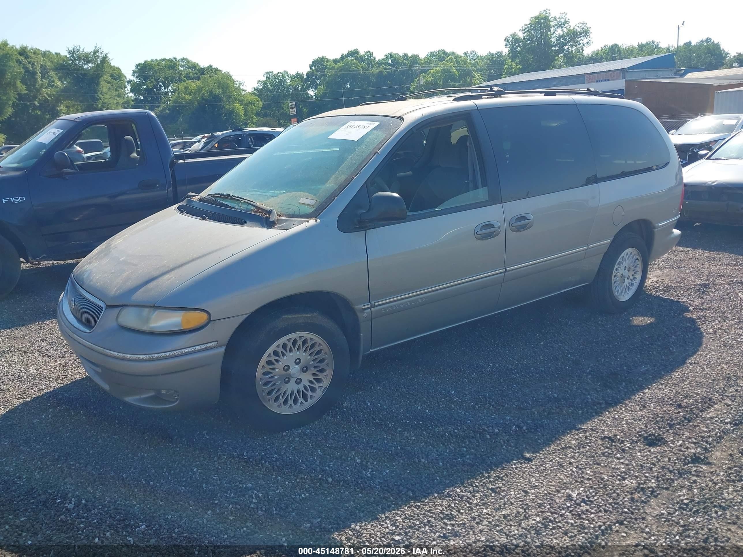 1997 Chrysler Town & Country Lx Gray vin: 1C4GP54L0VB414046