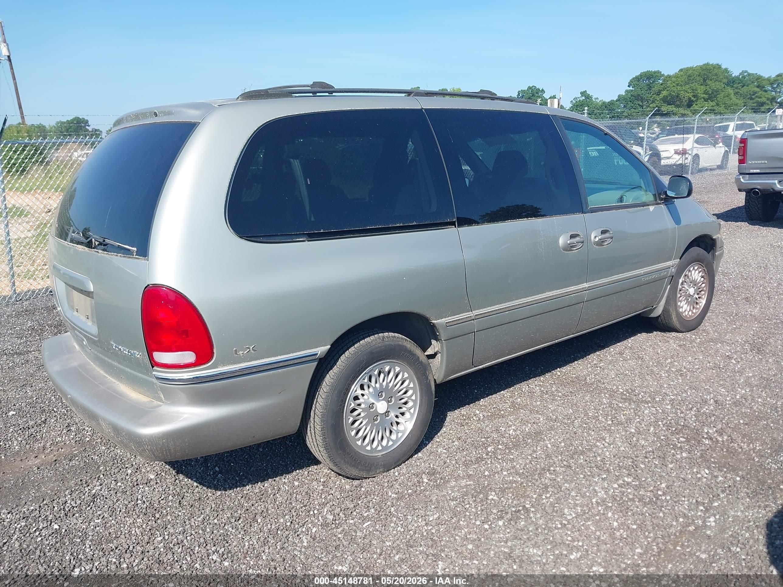 1997 Chrysler Town & Country Lx Gray vin: 1C4GP54L0VB414046