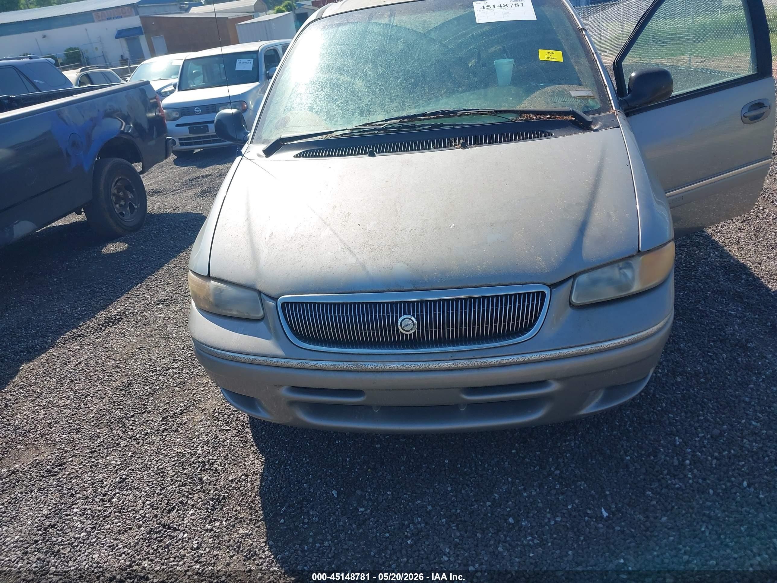 1997 Chrysler Town & Country Lx Gray vin: 1C4GP54L0VB414046