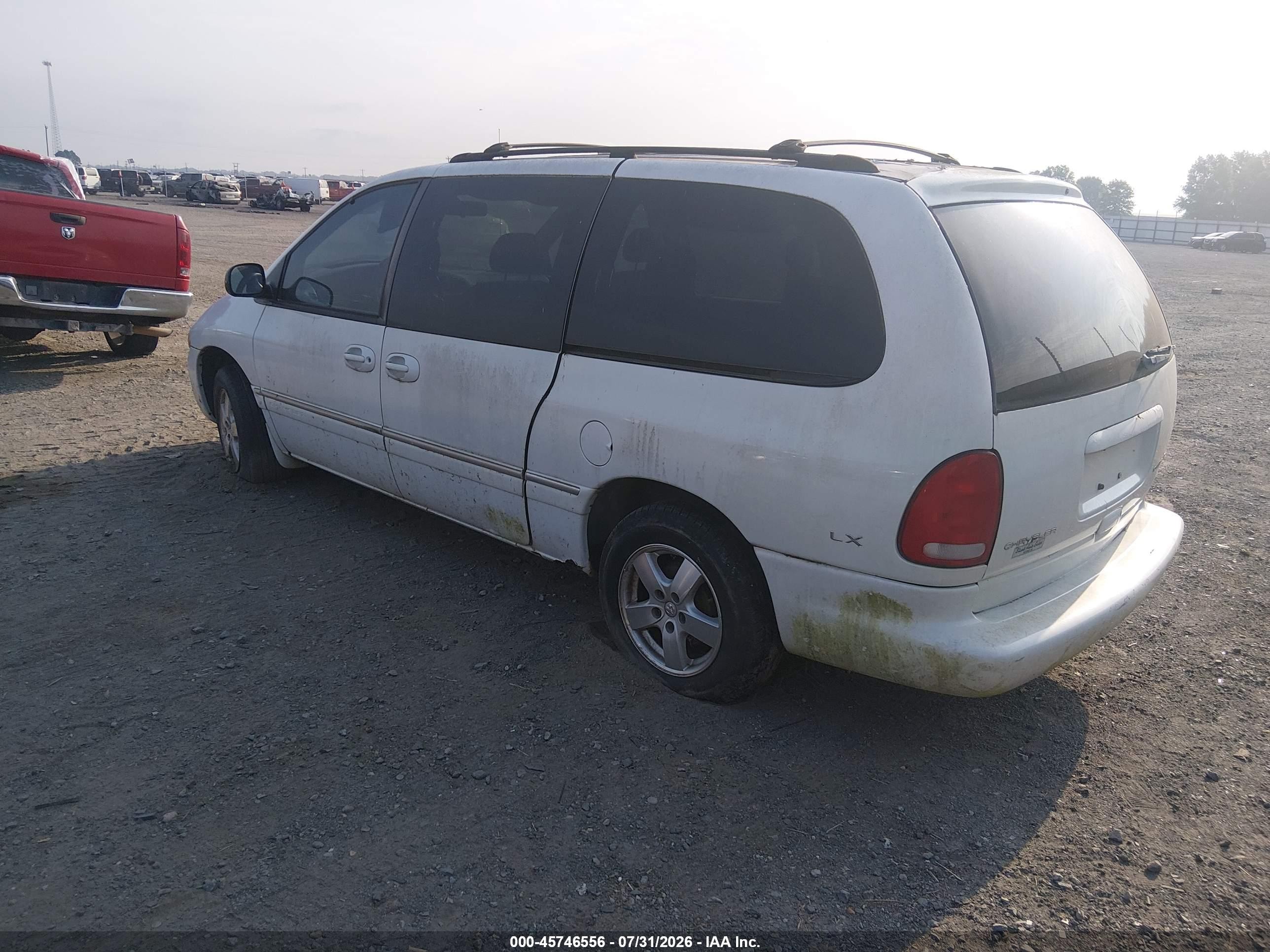 1998 Chrysler Town & Country Lx White vin: 1C4GP54L0WB698974